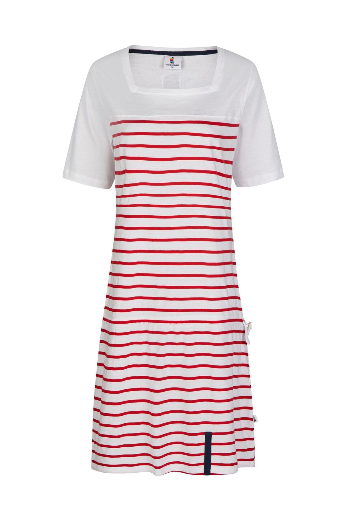 wind sportswear-Maritimes Strandkleid Gestreift, Knielang, Maritim 1