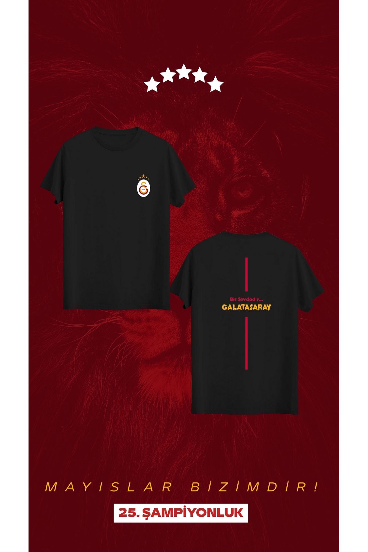 Qool Collection Galatasaray 25. Şampiyonluk Özel Seri | Mayıslar Bizimdir - Bir Sevdadır Galatasaray