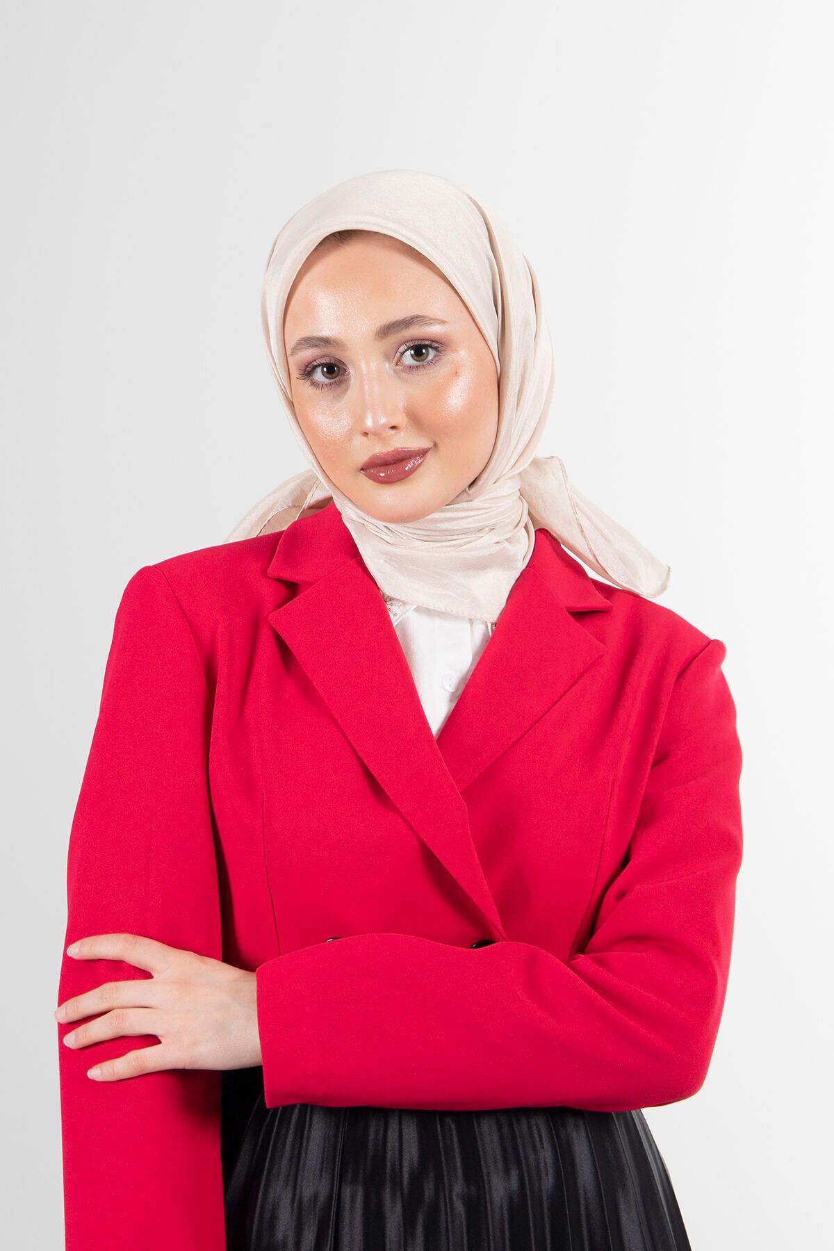 haremscarfs Brisa Vual Eşarp (KumBeji)