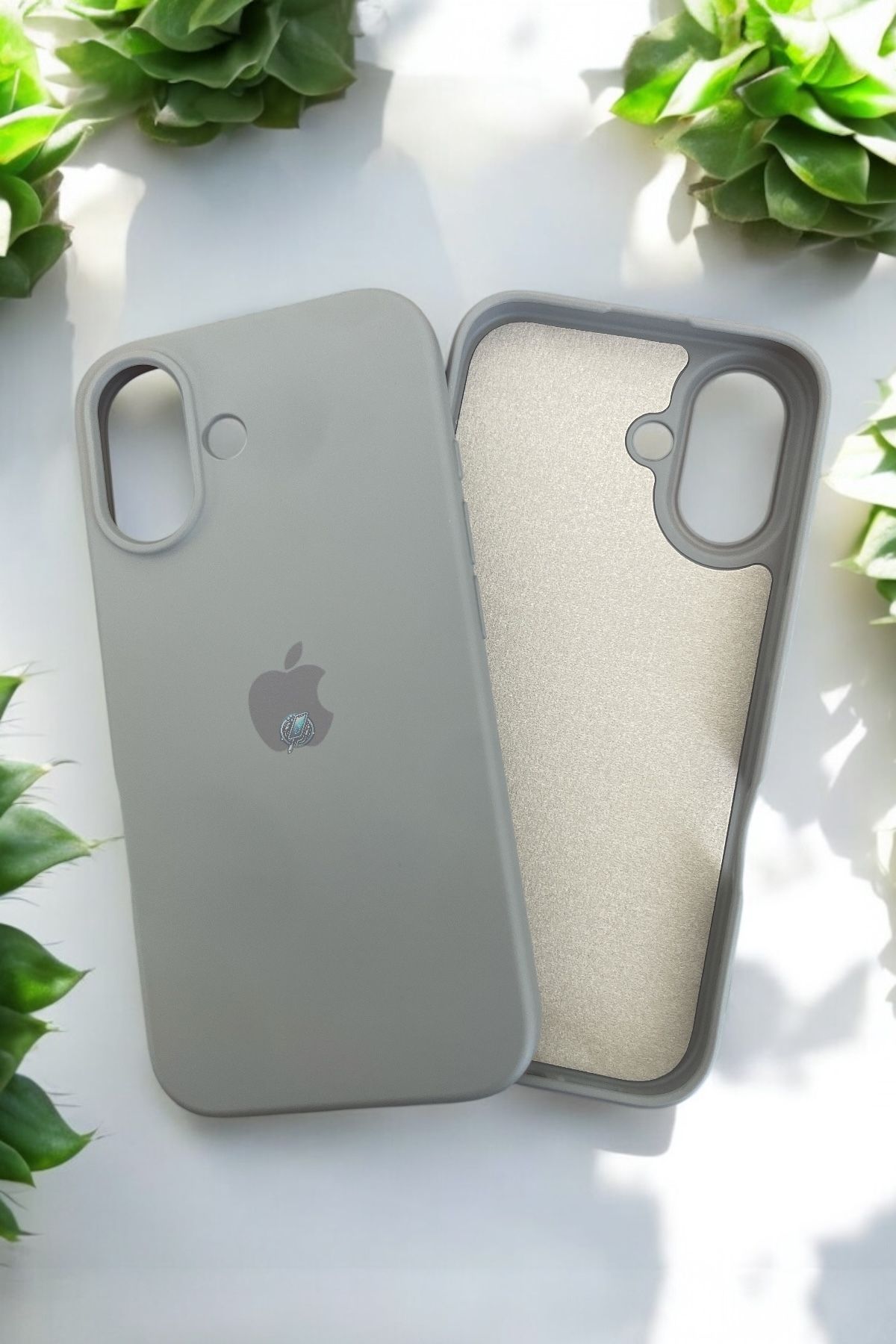 ProNorth Apple İphone 16 Kılıf Logolu Lansman Soft Yumuşak İçi Kadife Silikon Kapak / Kılıf