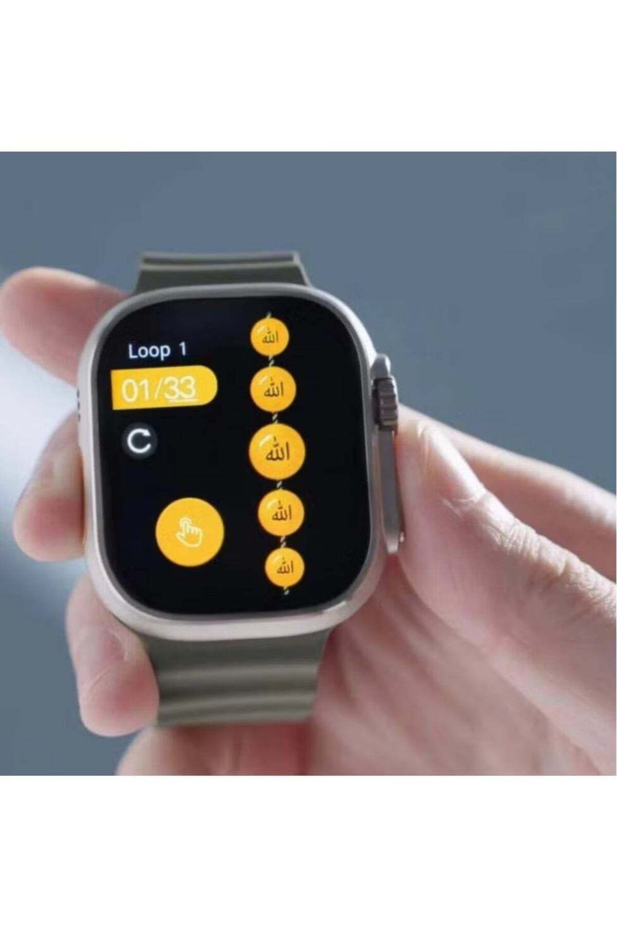 Denx-ساعة MUSLIM WATCH ULTRA الذكية الجديدة من السلسلة 8 بشاشة كاملة تعمل مع نظامي Android و IOS 5
