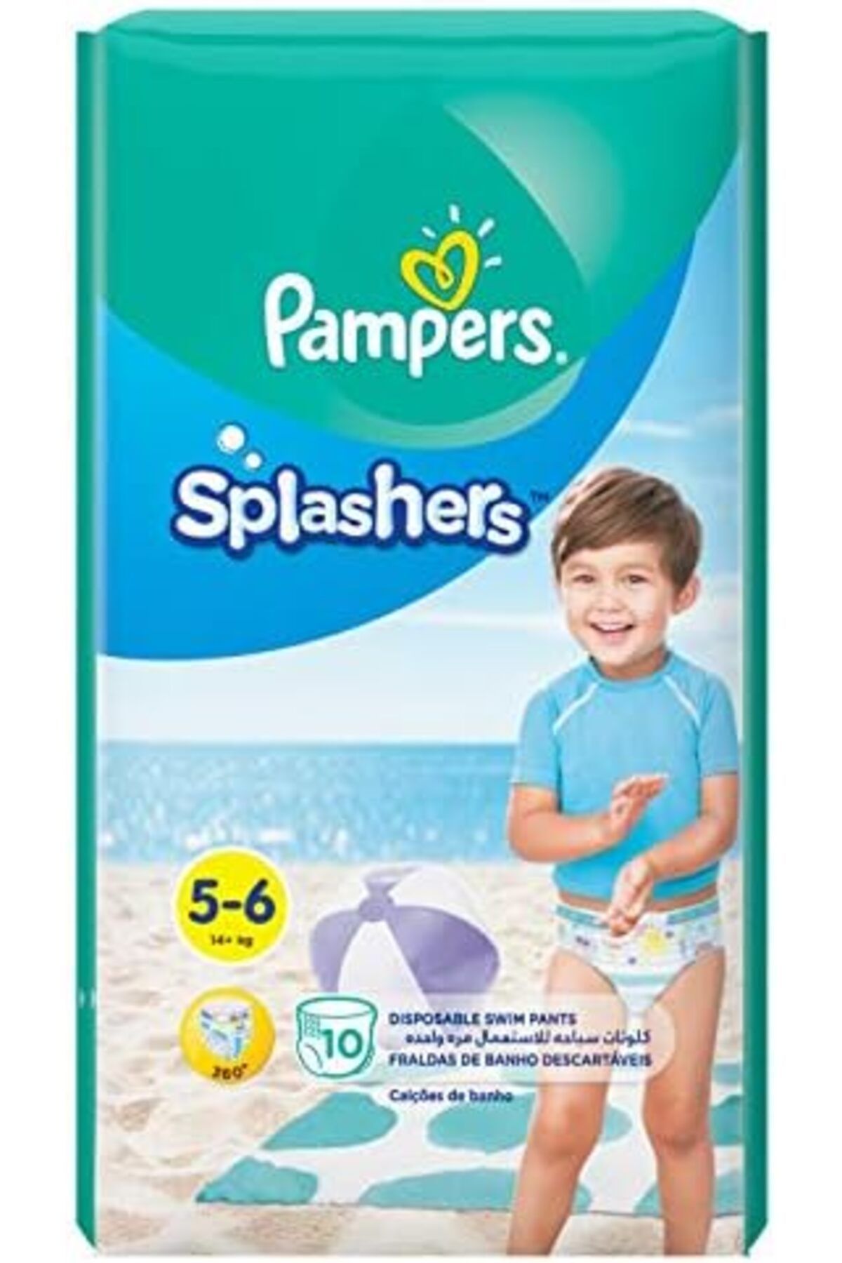 Pampers-Splashers Pants, Size 5-6, 10 Count 4