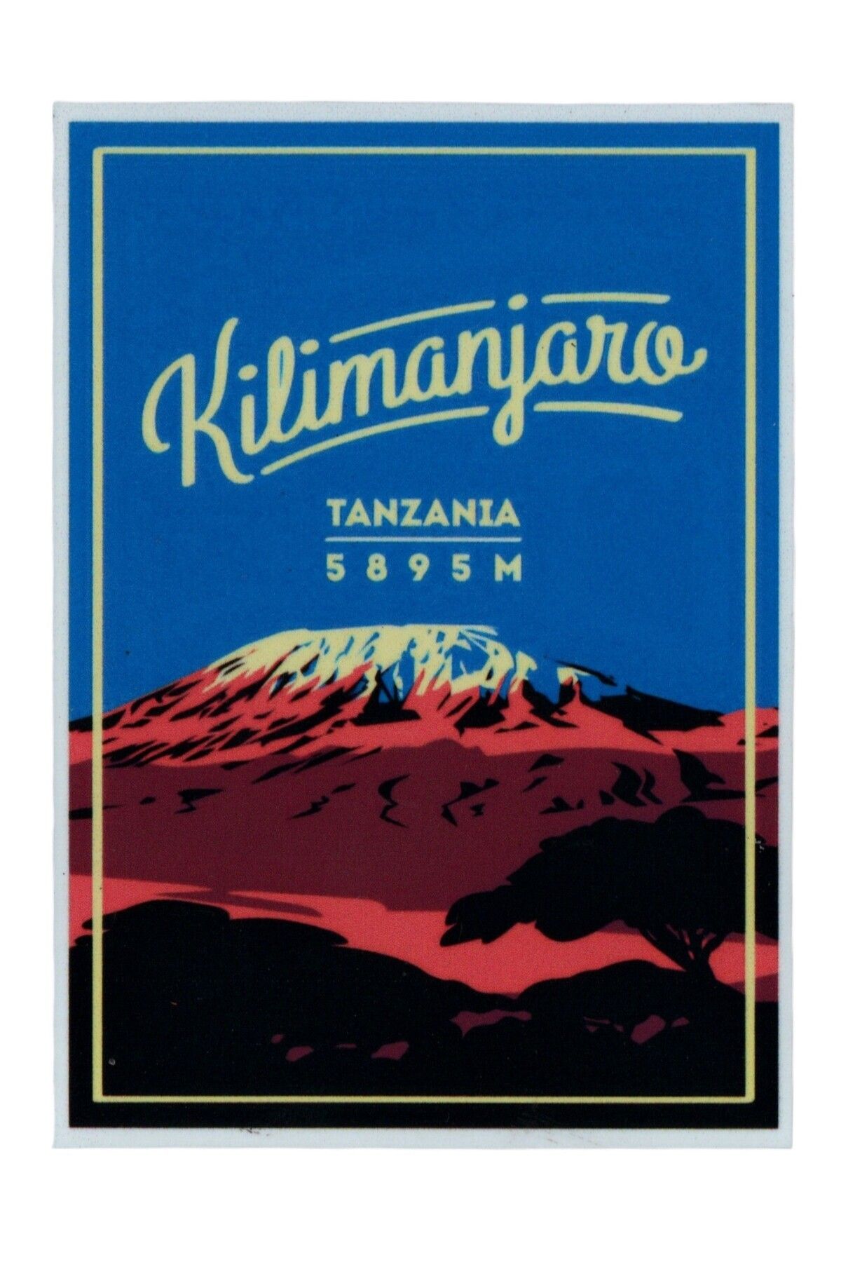 BeeCraft Kilimanjaro Tanzanya Buzdolabı Magneti