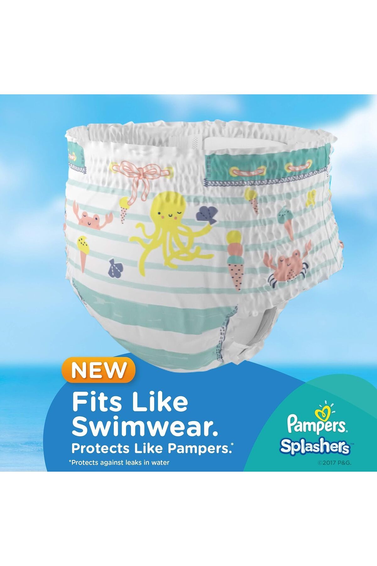 Pampers-Splashers Pants, Size 5-6, 10 Count 7