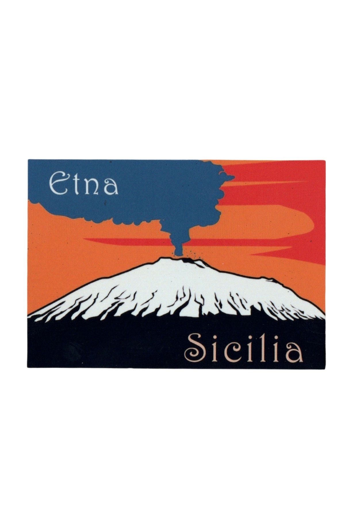 BeeCraft Sicilya Etna Buzdolabı Magneti
