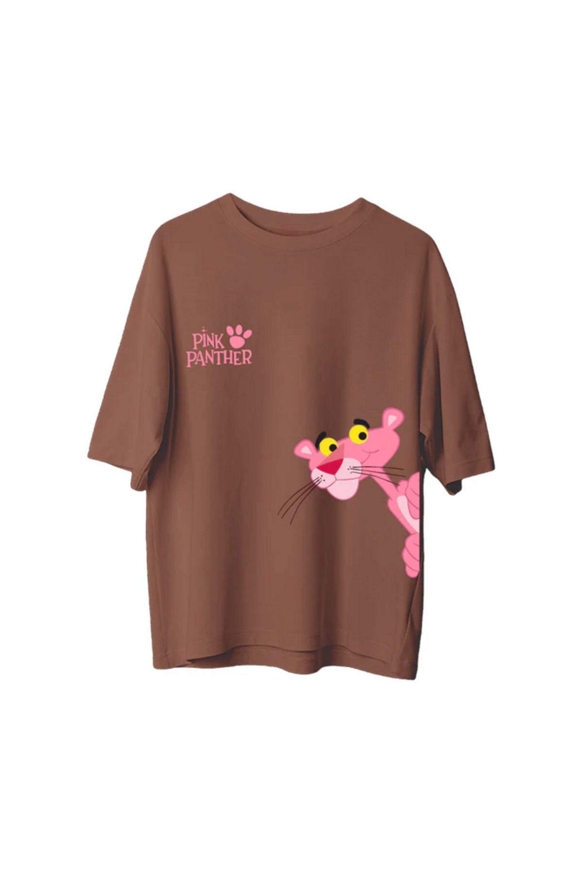 SVART WEAR Pink Panther Baskılı T-Shirt Oversize Unisex Tişört