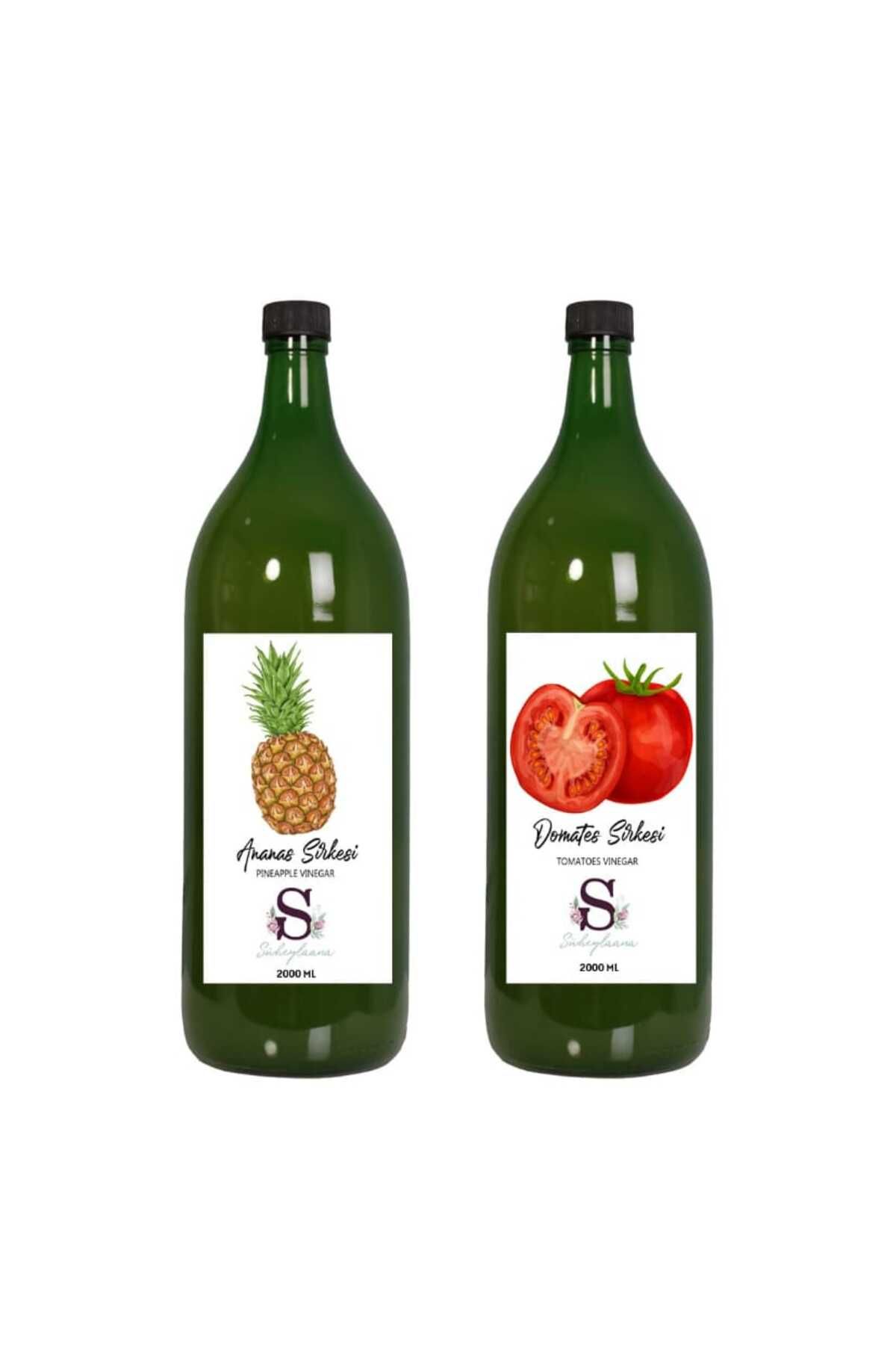 Süheylaana Doğal Ananas Sirkesi 2000 Ml - Doğal Domates Sirkesi 2000 Ml