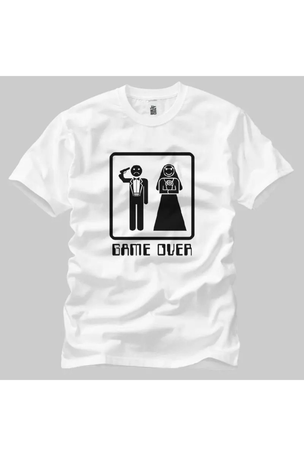 Built By Crazy Game Over Unisex Tişört
