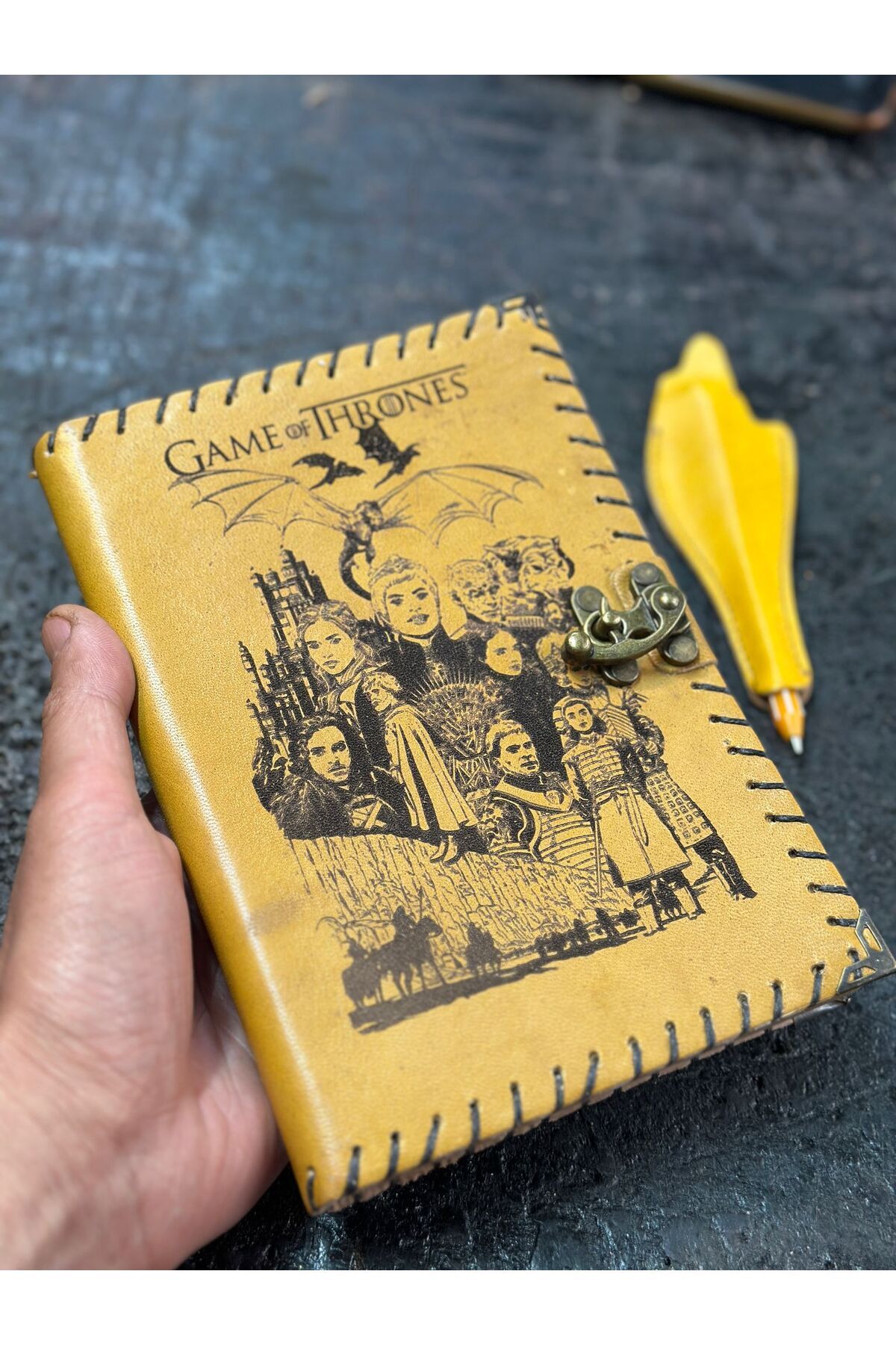 zarif atölye Game Of Thrones Family Deri Defter