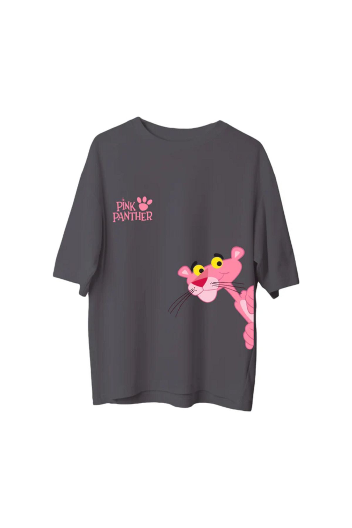 SVART WEAR Pink Panther Baskılı T-Shirt Oversize Unisex Tişört