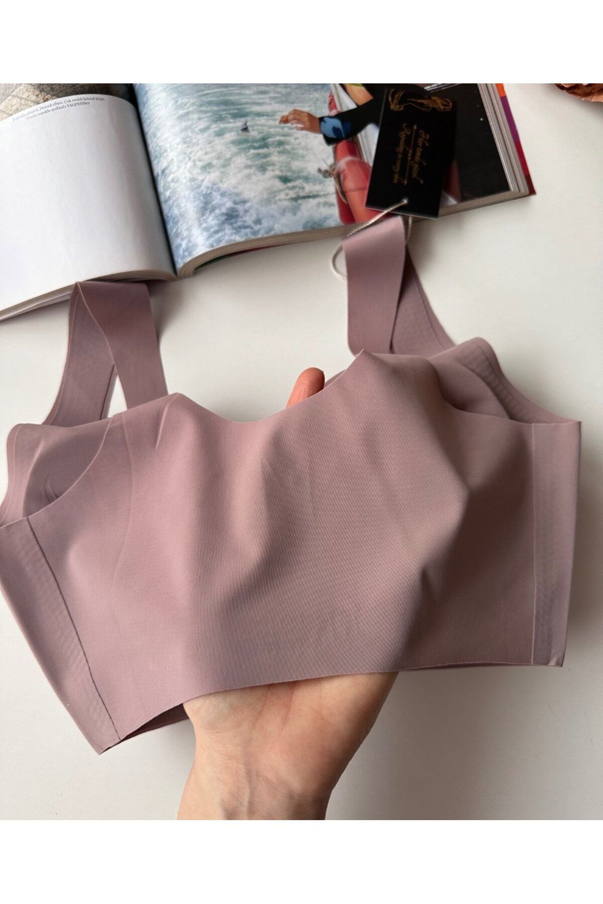 İntive Lingerie-Intive Seamless Push-Up Invisible Bralet with Removable Pad - Imported Bra 4