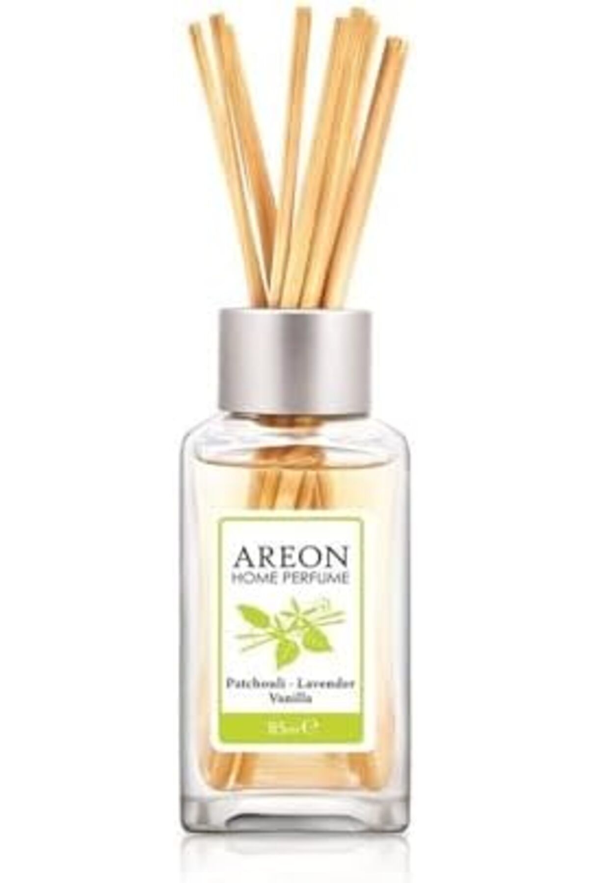 Areon-Home Perfume Reed Diffuser + 10 Rattan Reeds, Patchouli, Lavender & Vanilla, 85 ml 4