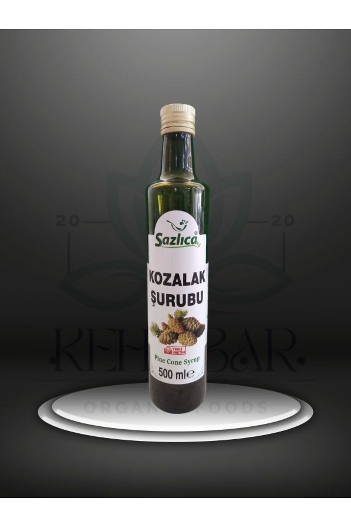 Sazlıca Organik Sazlıca Kozalak Şurubu - 500ml