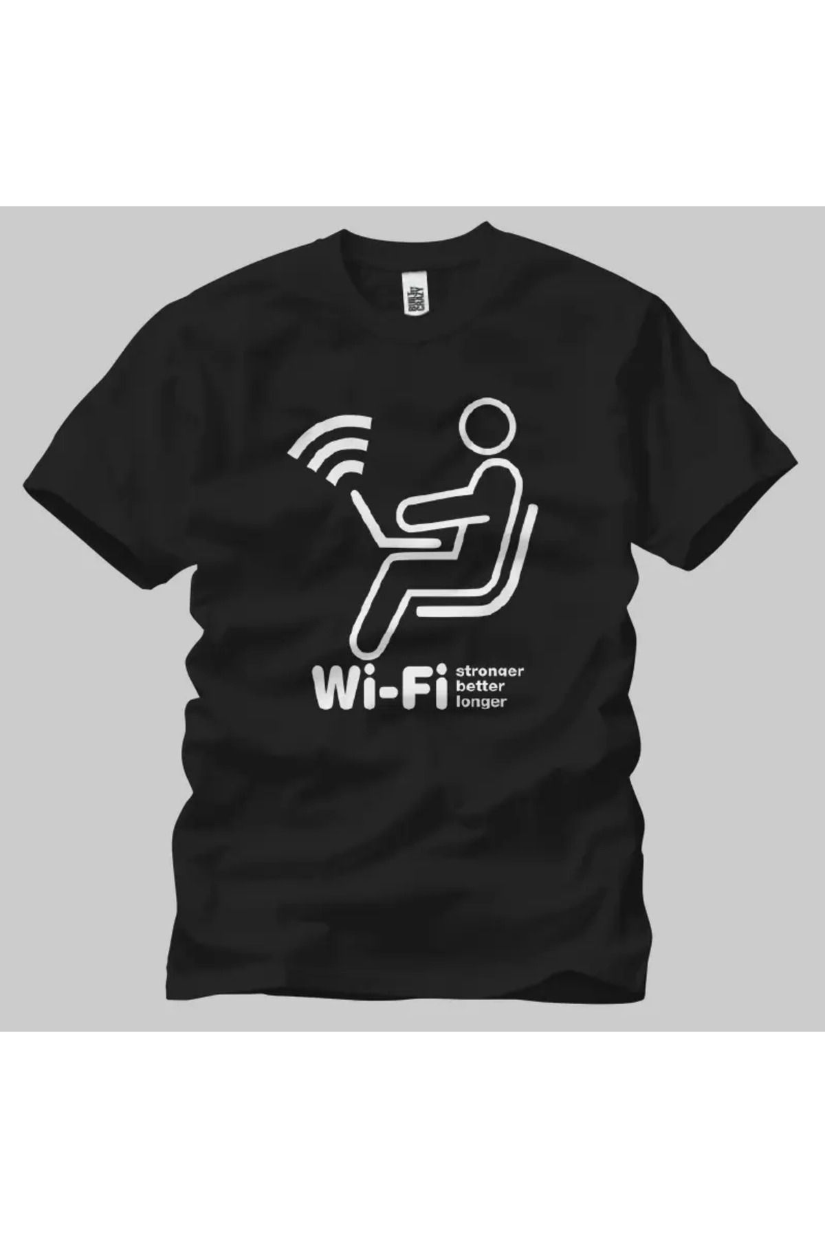 Built By Crazy Wi-Fi Unisex Tişört