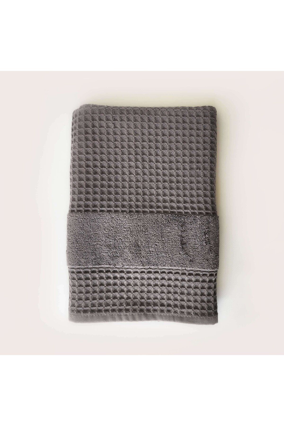 Alesta Home Pamuklu Waffle Gri Banyo Havlusu 70x140 cm HVL065