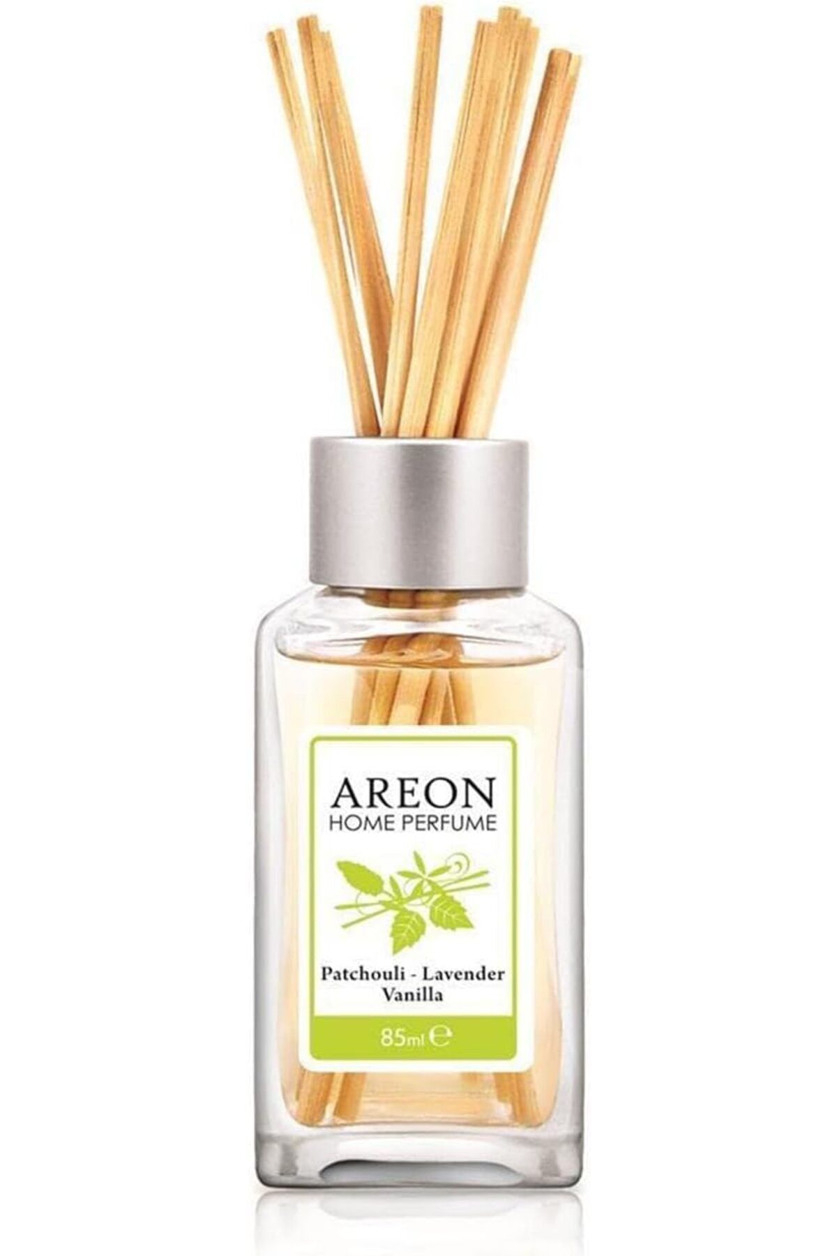 Areon-Home Perfume Reed Diffuser + 10 Rattan Reeds, Patchouli, Lavender & Vanilla, 85 ml 3