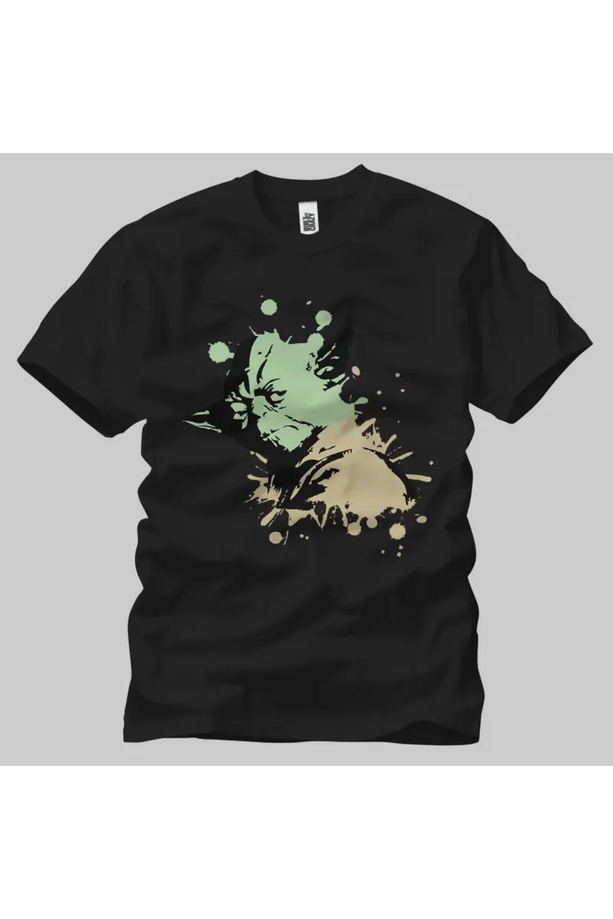 Built By Crazy Master Yoda Splat Unisex Tişört