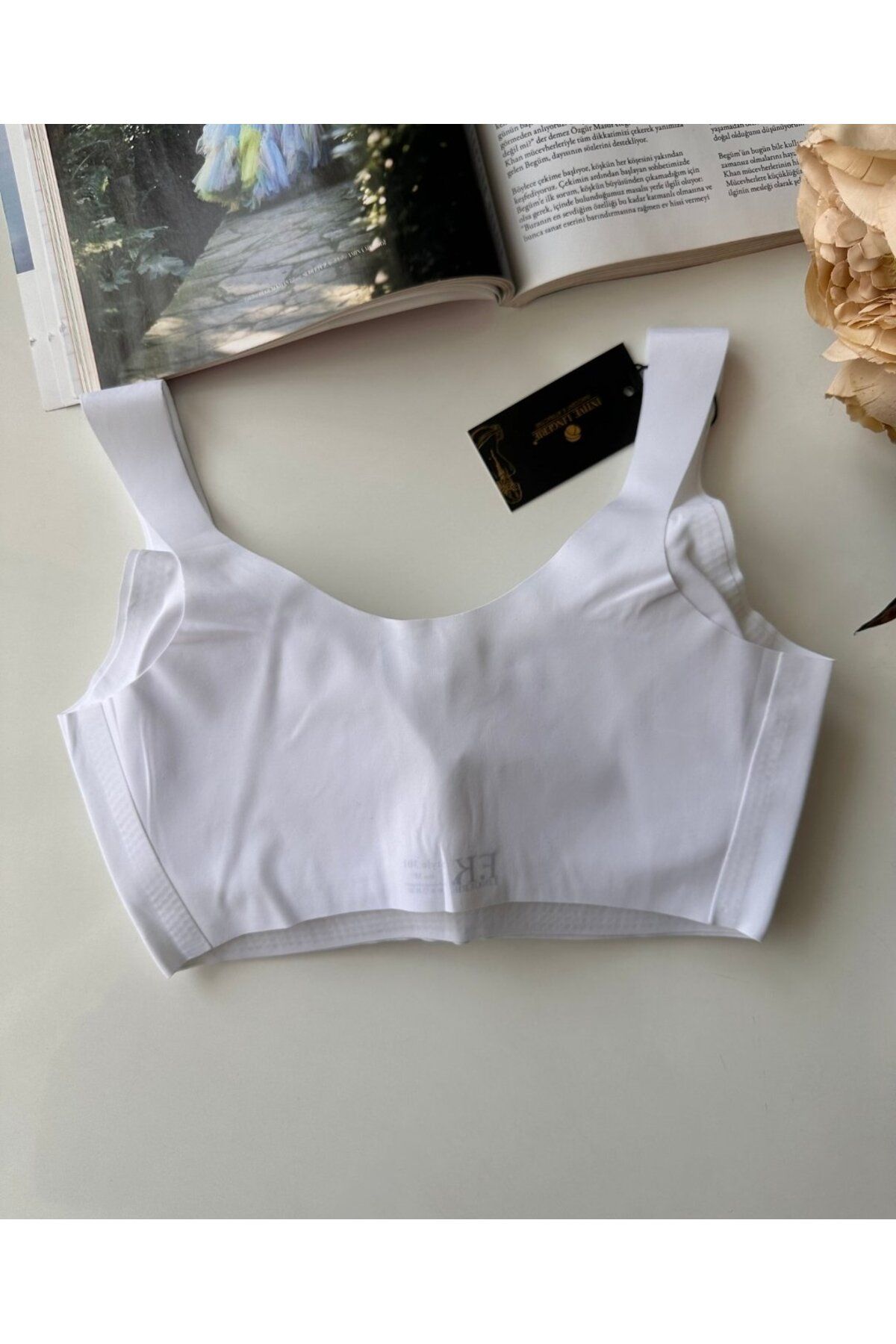 İntive Lingerie-Intive Seamless Push-Up Invisible Bralet with Removable Pad - Imported Bra 4