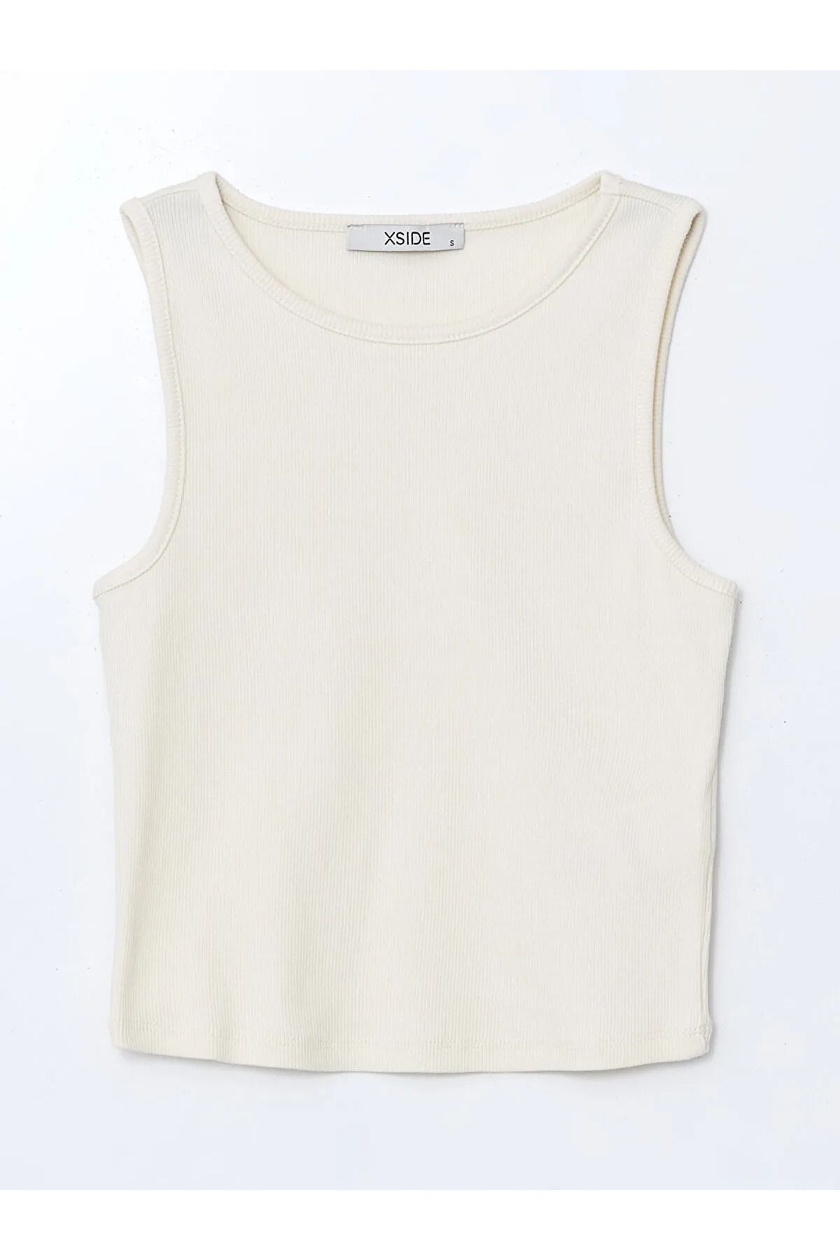 LC Waikiki Bisiklet Yaka Kadın Crop