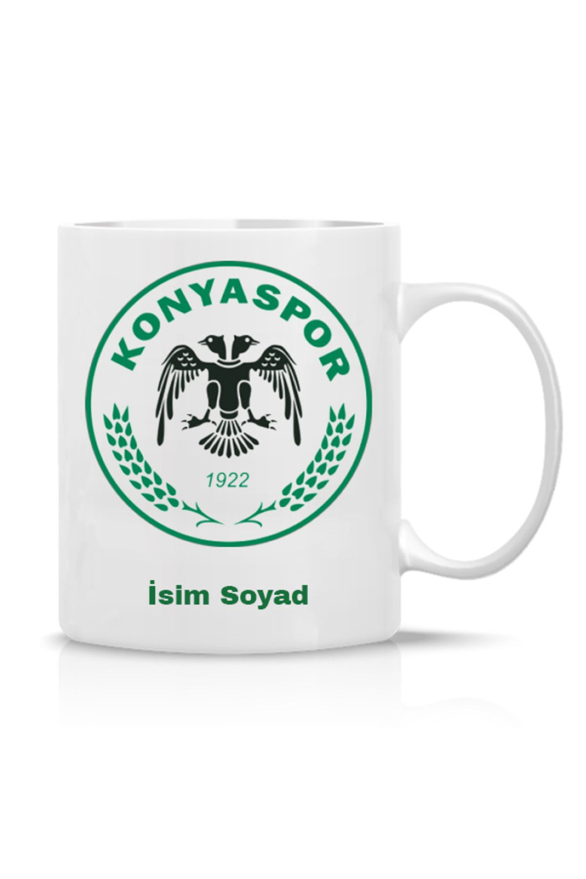 BİBANAPROMOSYON konyaspor özel tasarım kupa bardak