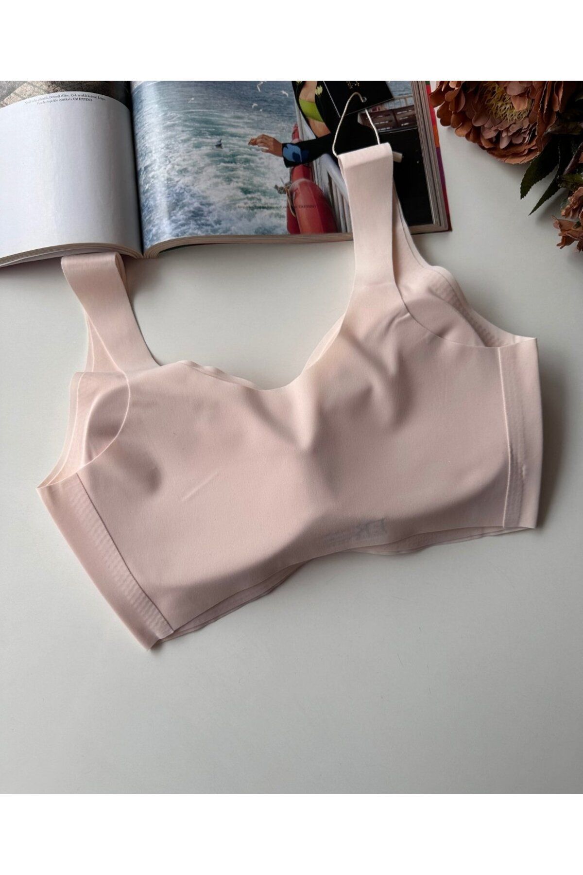 İntive Lingerie-Intive Seamless Push-Up Invisible Bralet with Removable Pad - Imported Bra 4