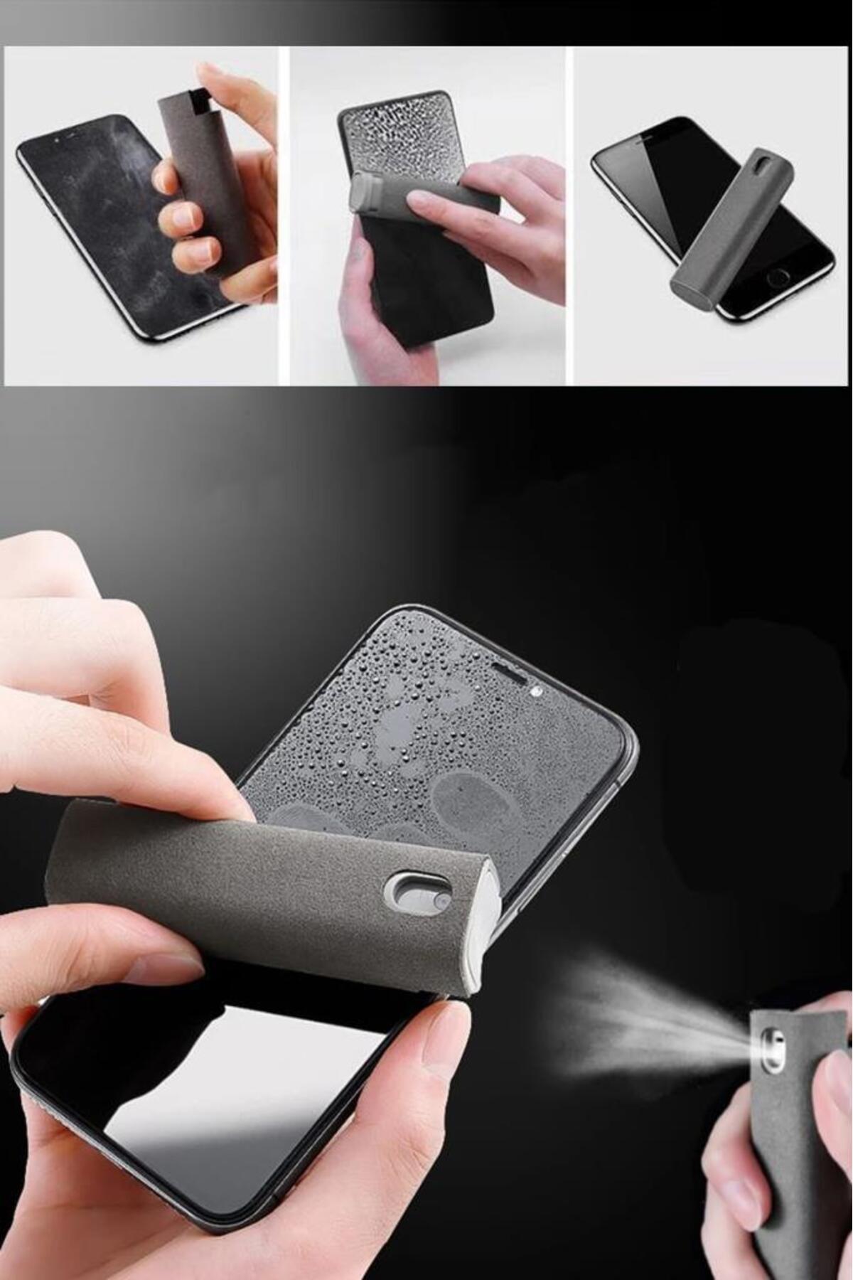 Phone Screen Cleaner Spray Bottle And Cloth Tablet Computer Television Dust Removal Set