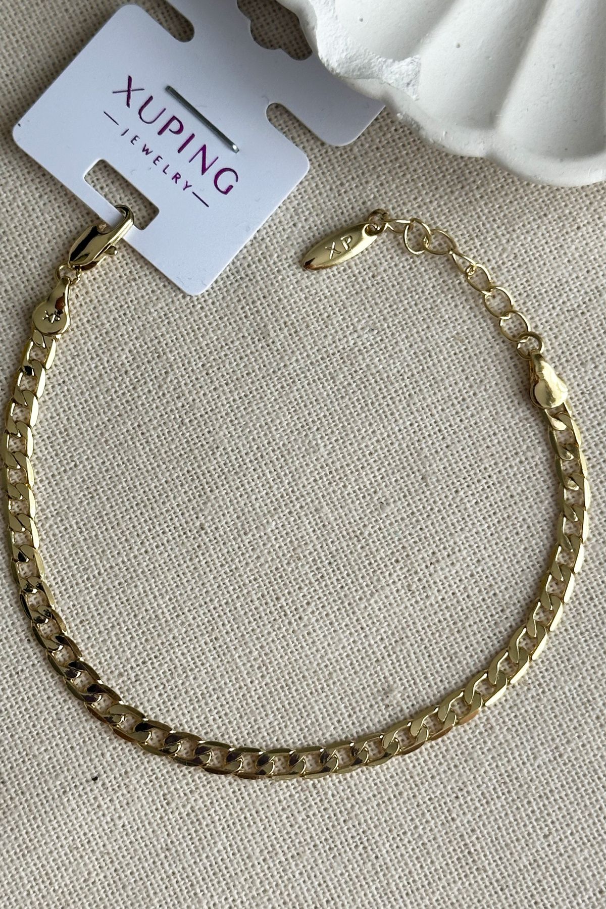 Modacaprea 14K 18+3 cm O zincir Kadın Bileklik Kadın Karamaz Bileklik Kalpli Bileklik