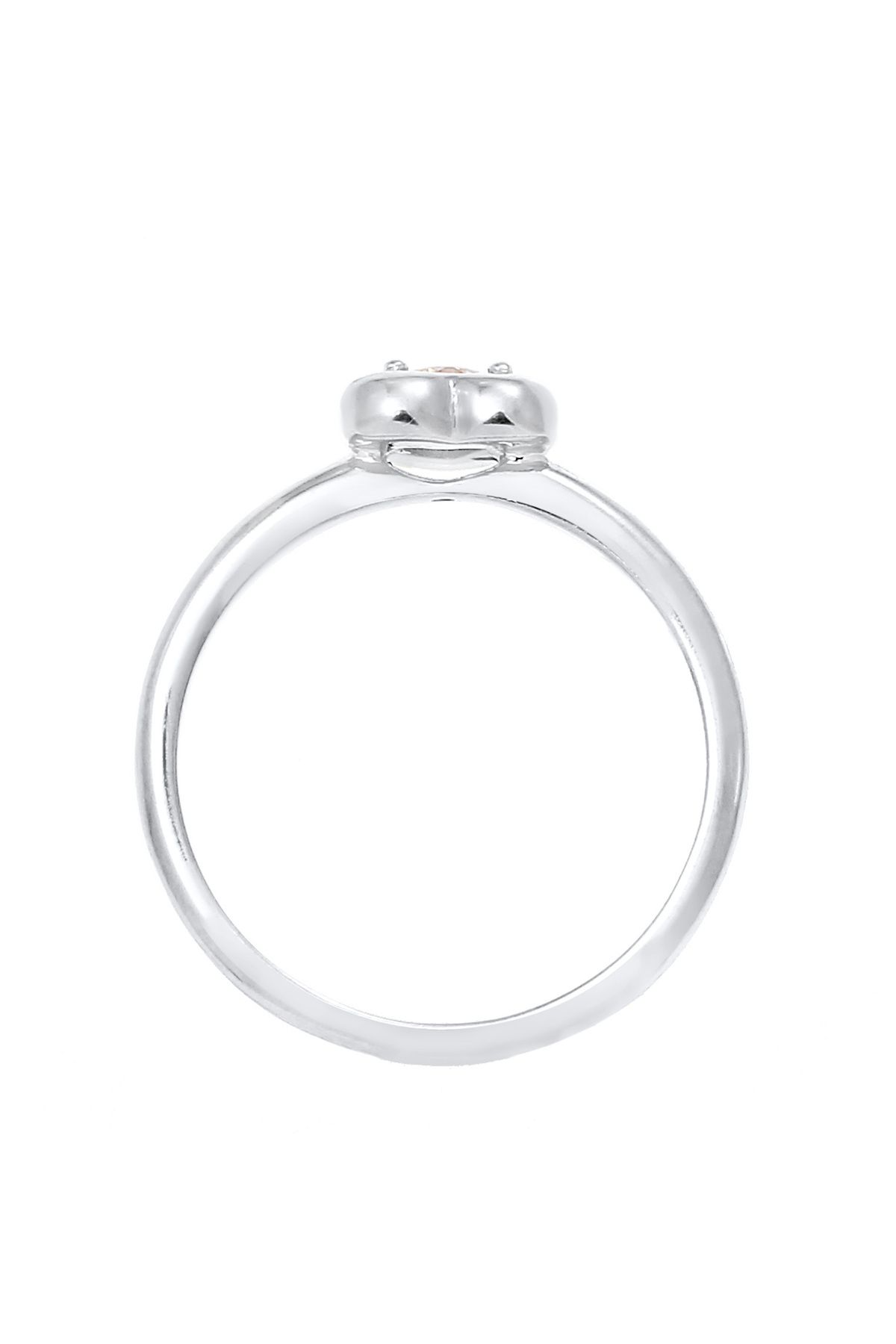 ELLI-Ring Herz Liebe Verlobung Zirkonia Kristall 925 Silber 3