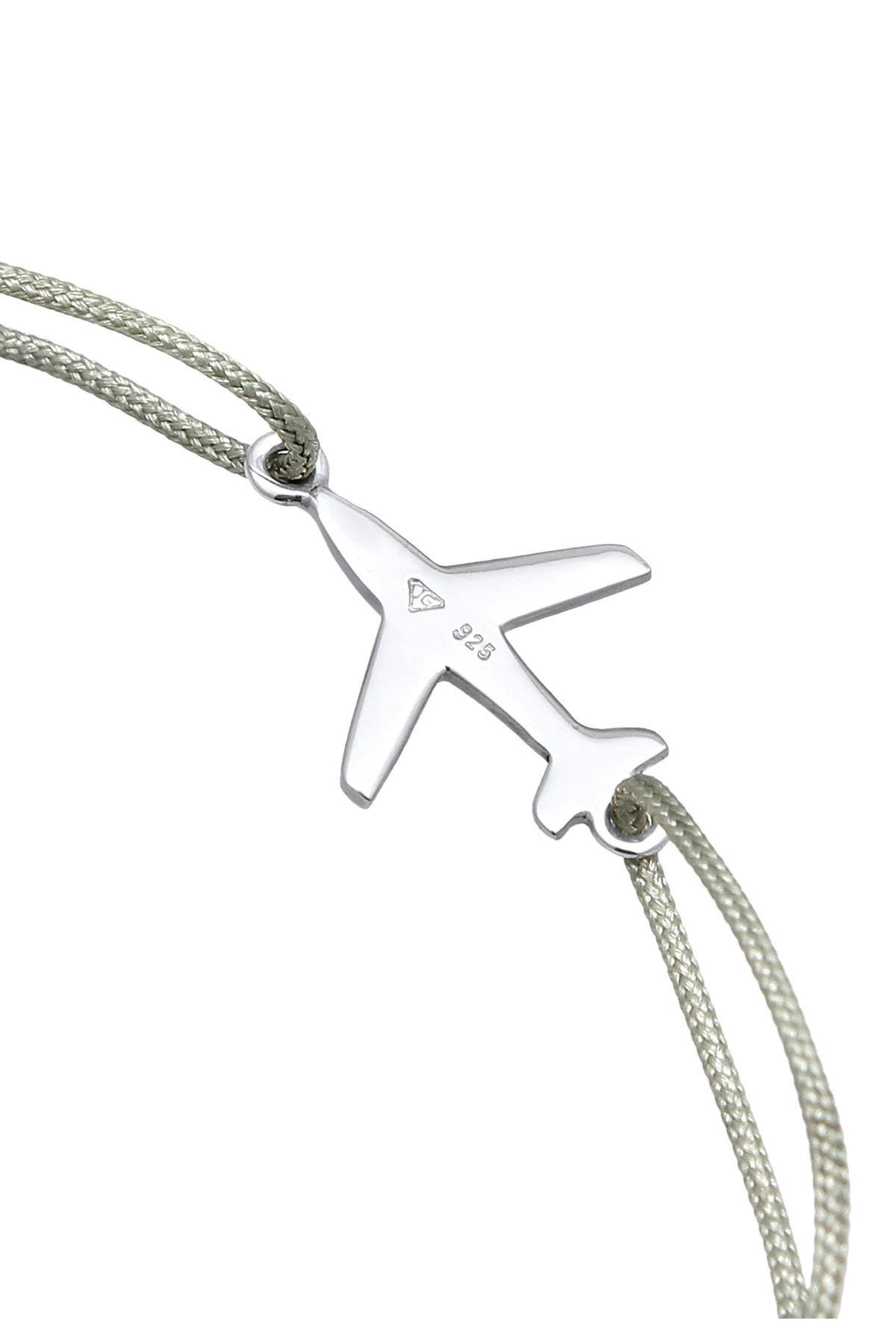 ELLI-Bracelet Flugzeug Nylon Travel 925 Sterling Silber 3