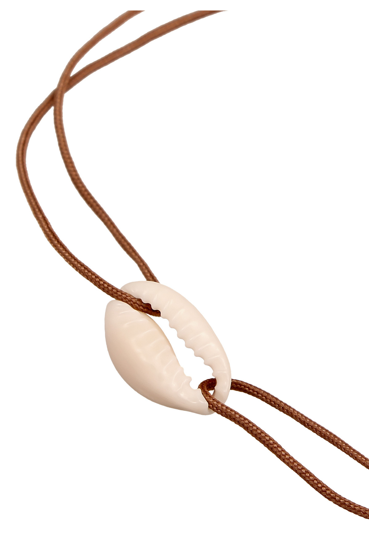 KUZZOI-Brățară bărbătească Kauri Shell reglabilă cu nailon albastru 3