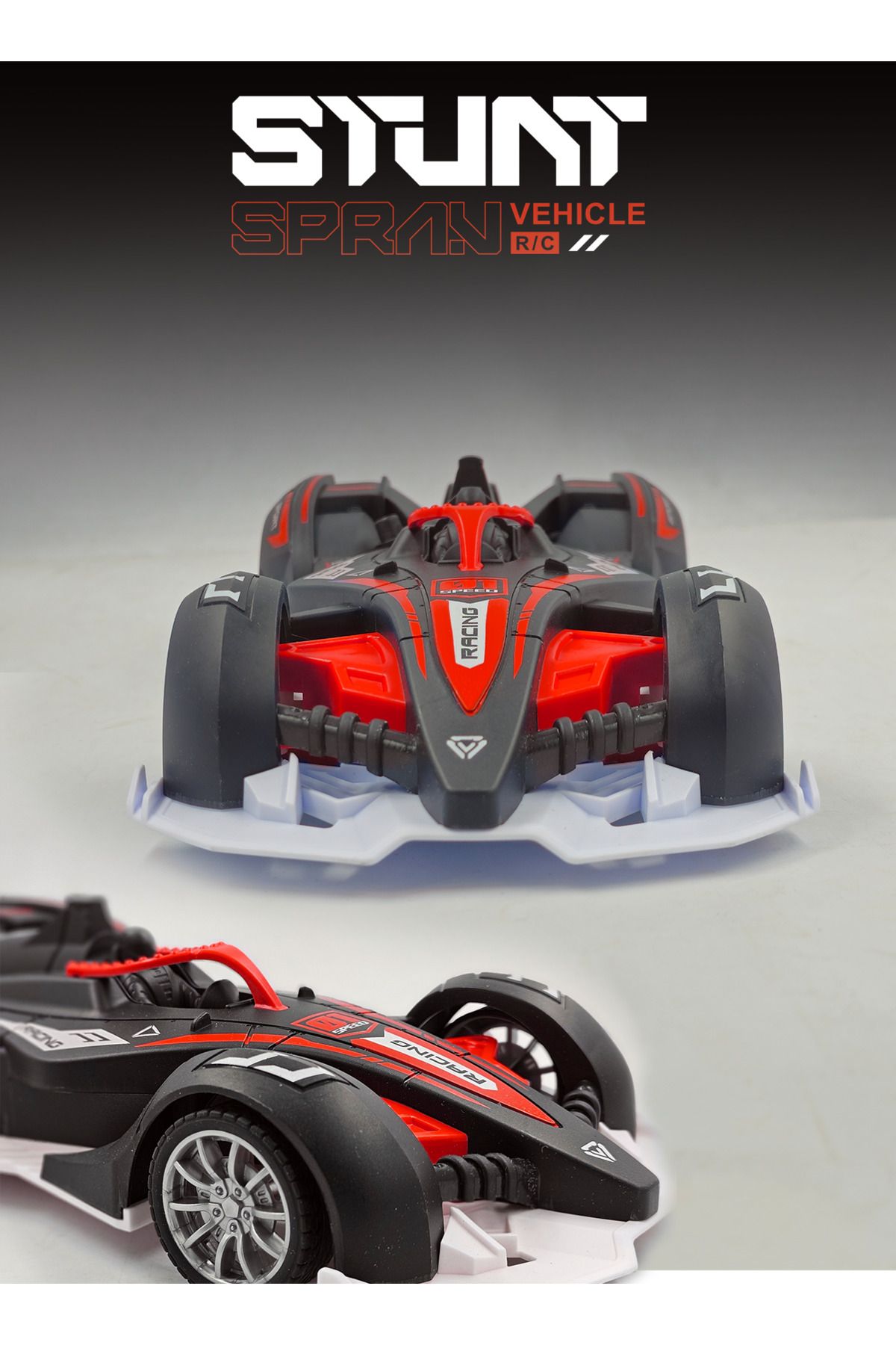 JUNLIDA-1:12 Remote Control Drift Vehicle with LED Spray Effect & Rechargeable Battery 2