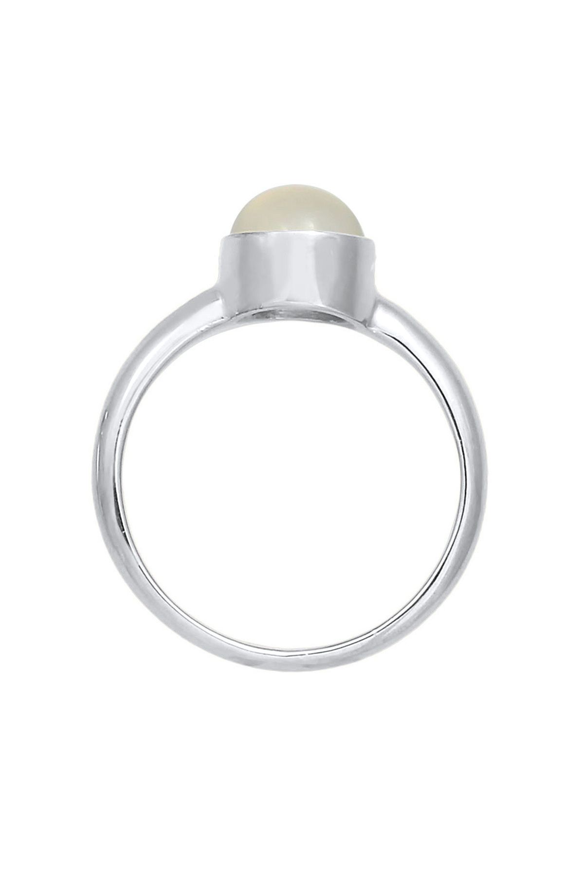 ELLI-Ring Damen Elegant mit Mondstein in 925 Sterling Silber 3