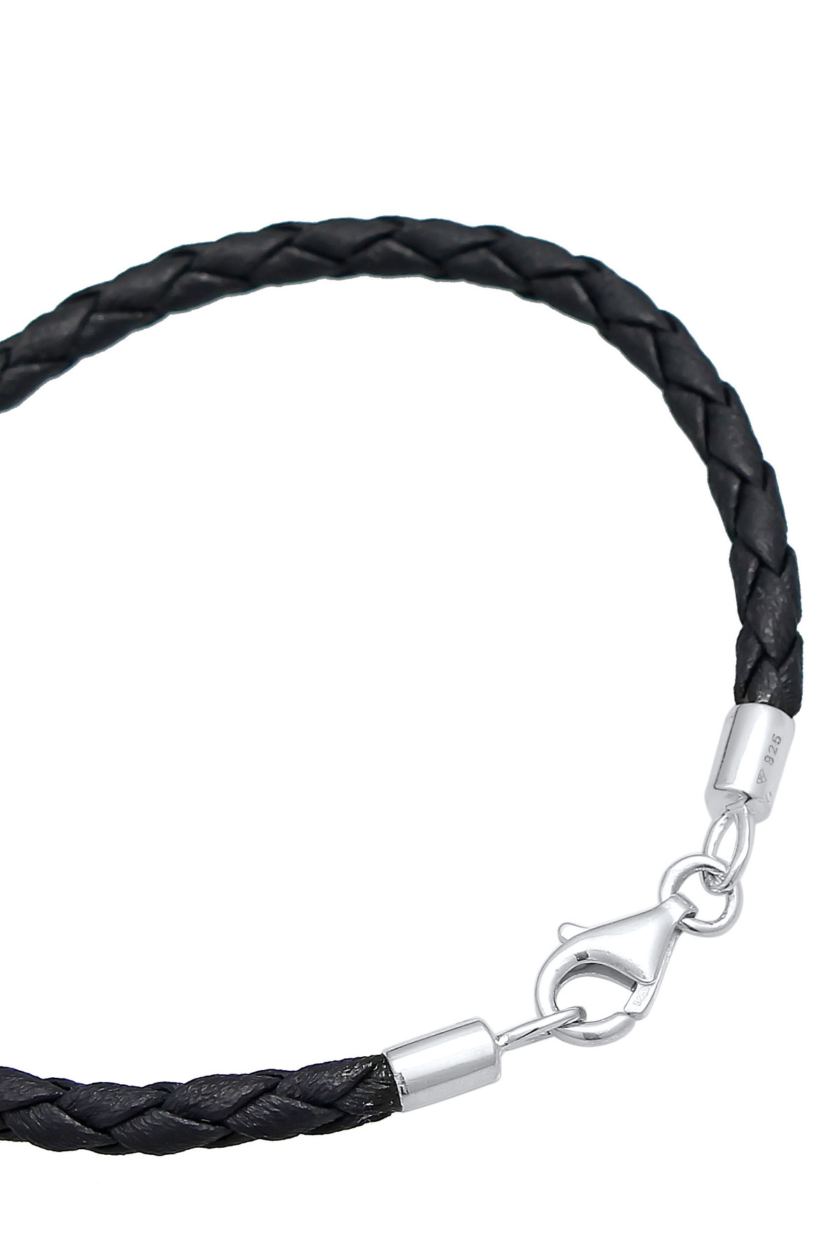 Nenalina-Armband Damen Bead Cool aus Kunstleder in 925 Sterling Silber 4