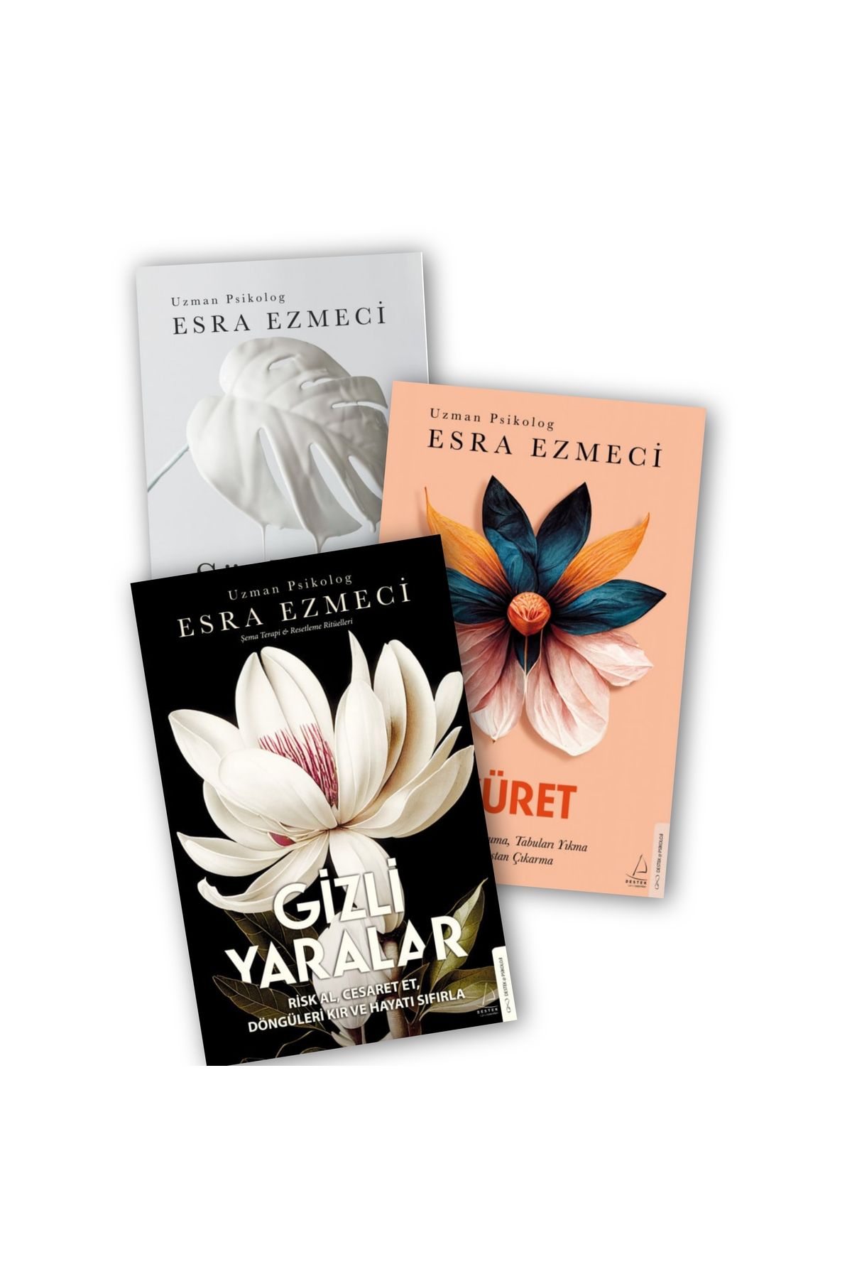 Destek Yayınları Cüret - Süt Lekesi - Gizli Yaralar Esra Ezmeci 3 lü Kitap Seti