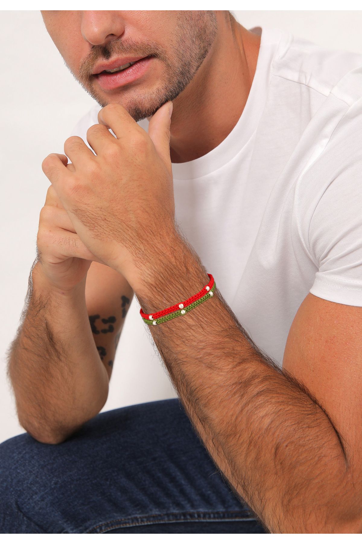 KUZZOI-EM Fußball Fan-Set - Armband und Flagge 925 Sterling Silber 6