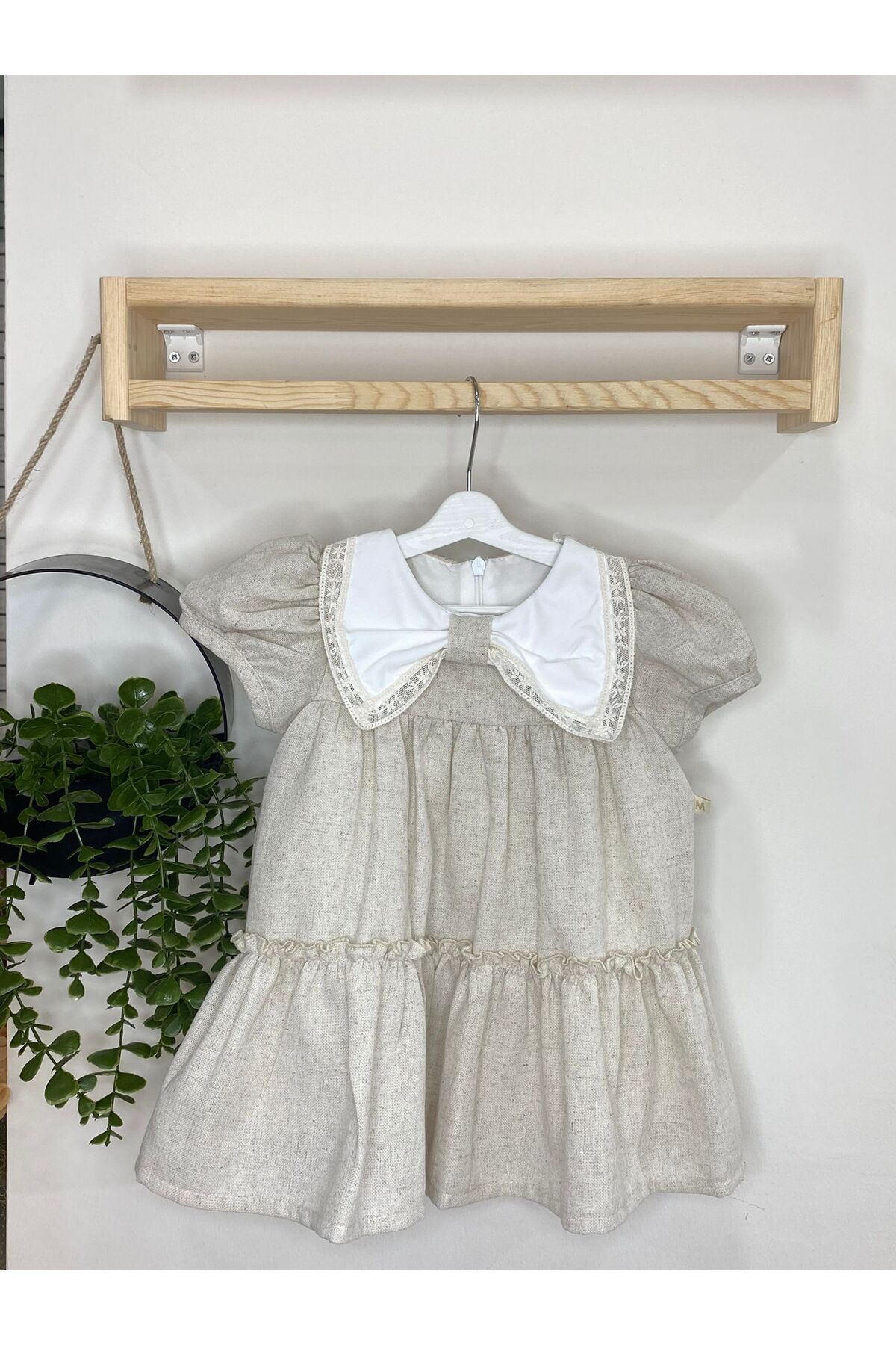 motheranbaby FİYONK YAKALI BEBEK ELBİSE