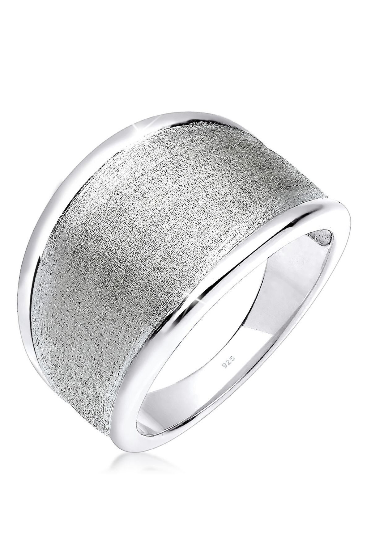ELLI-Inel de damă Basic Matt Statement Trend din argint 925 1