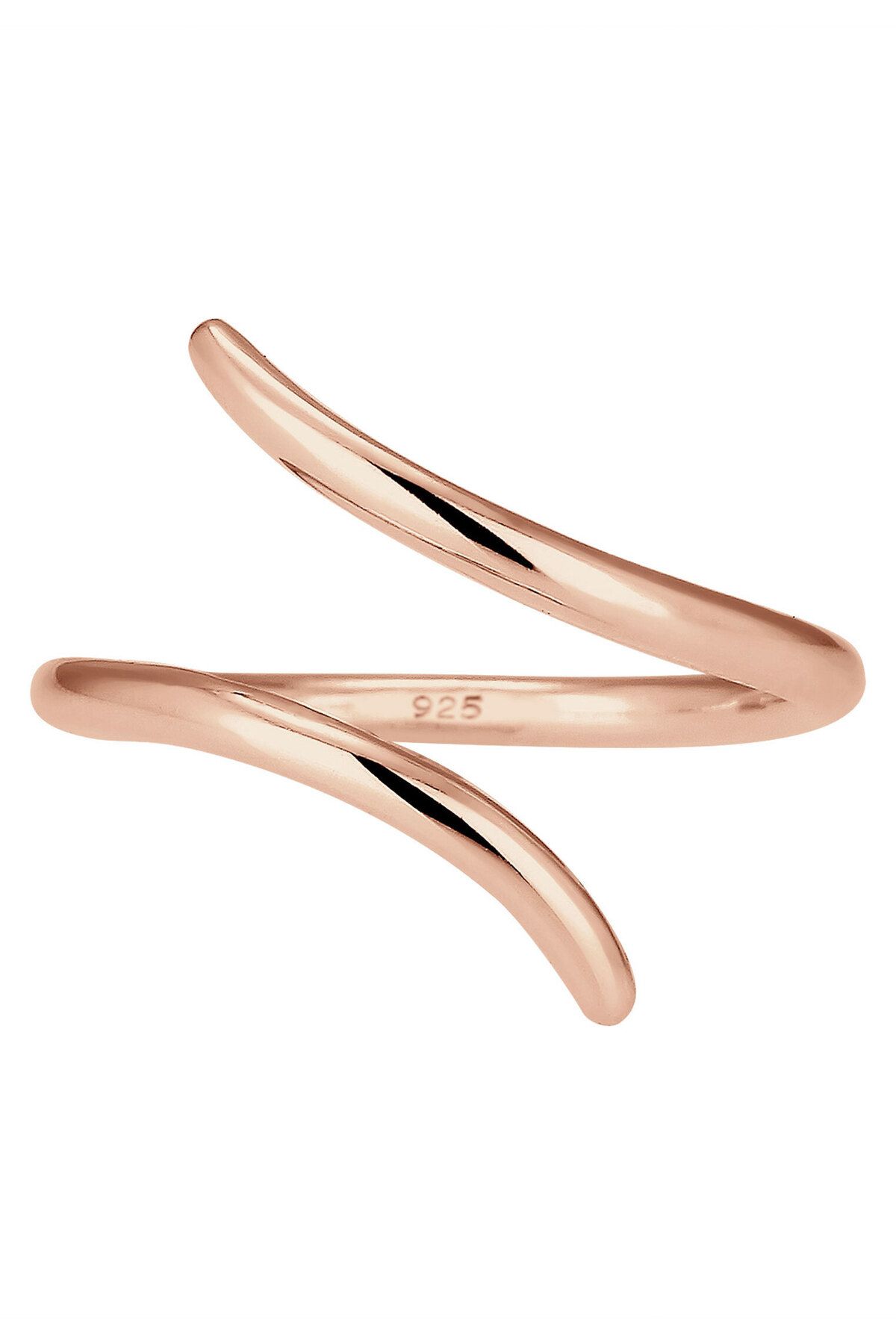 ELLI-Geo-Ring aus 925er-Sterlingsilber – Damenring mit Wickel-Statement-Design 2