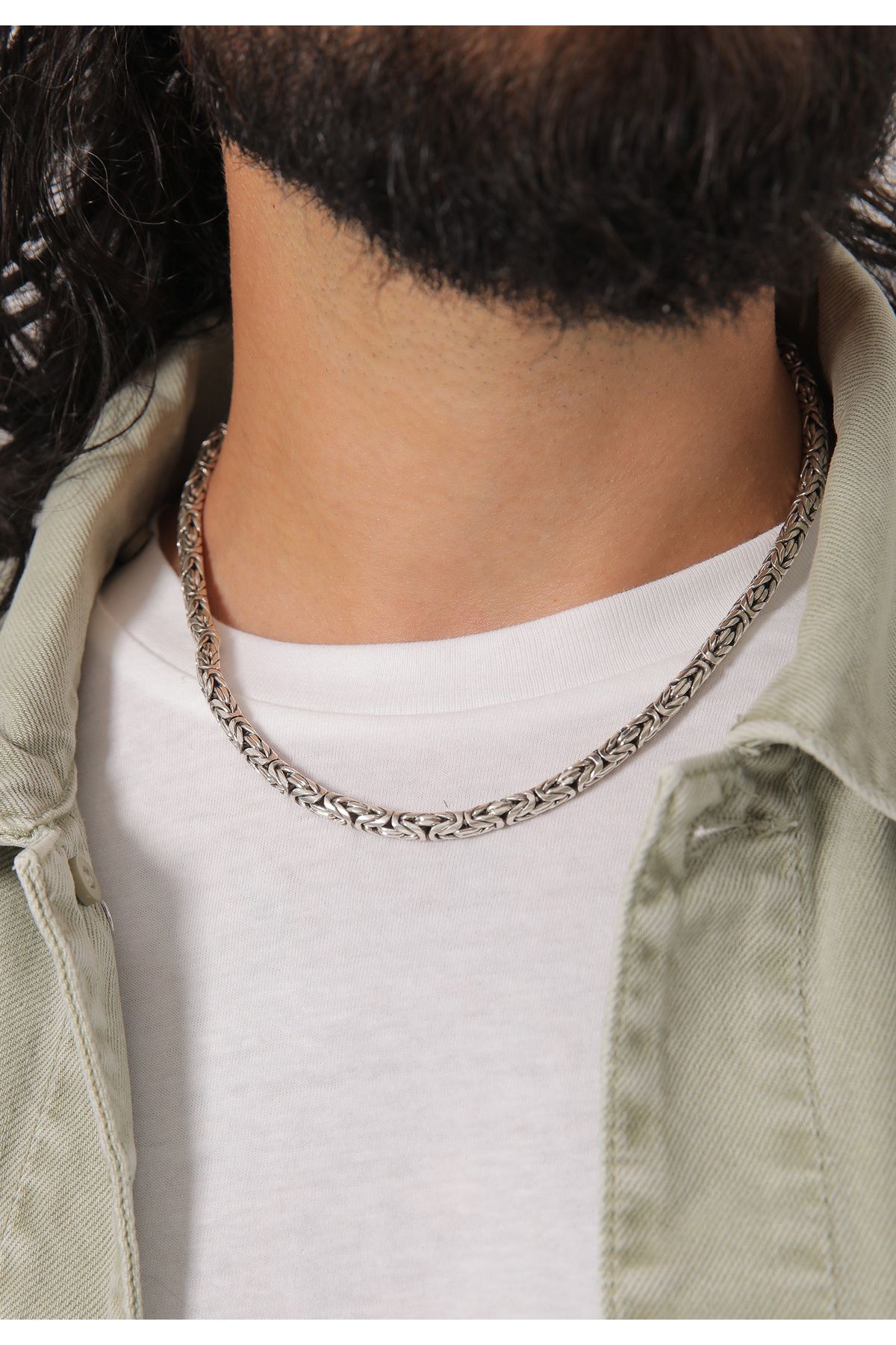 KUZZOI-Halskette Bali Königskette 925 Sterling Silber 5