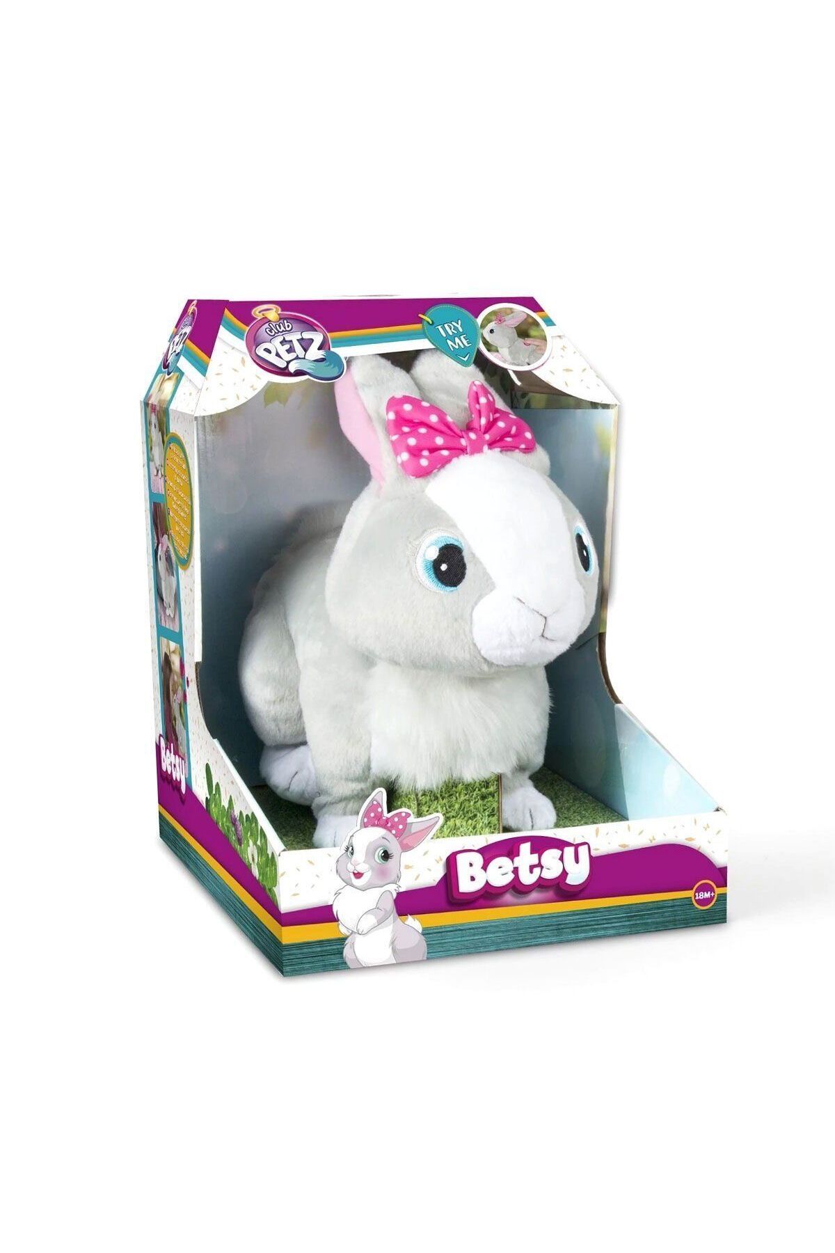 melfxxl eticaret 9586 Sesli ve Hareketli Peluş Tavşan Betsy -Sunman