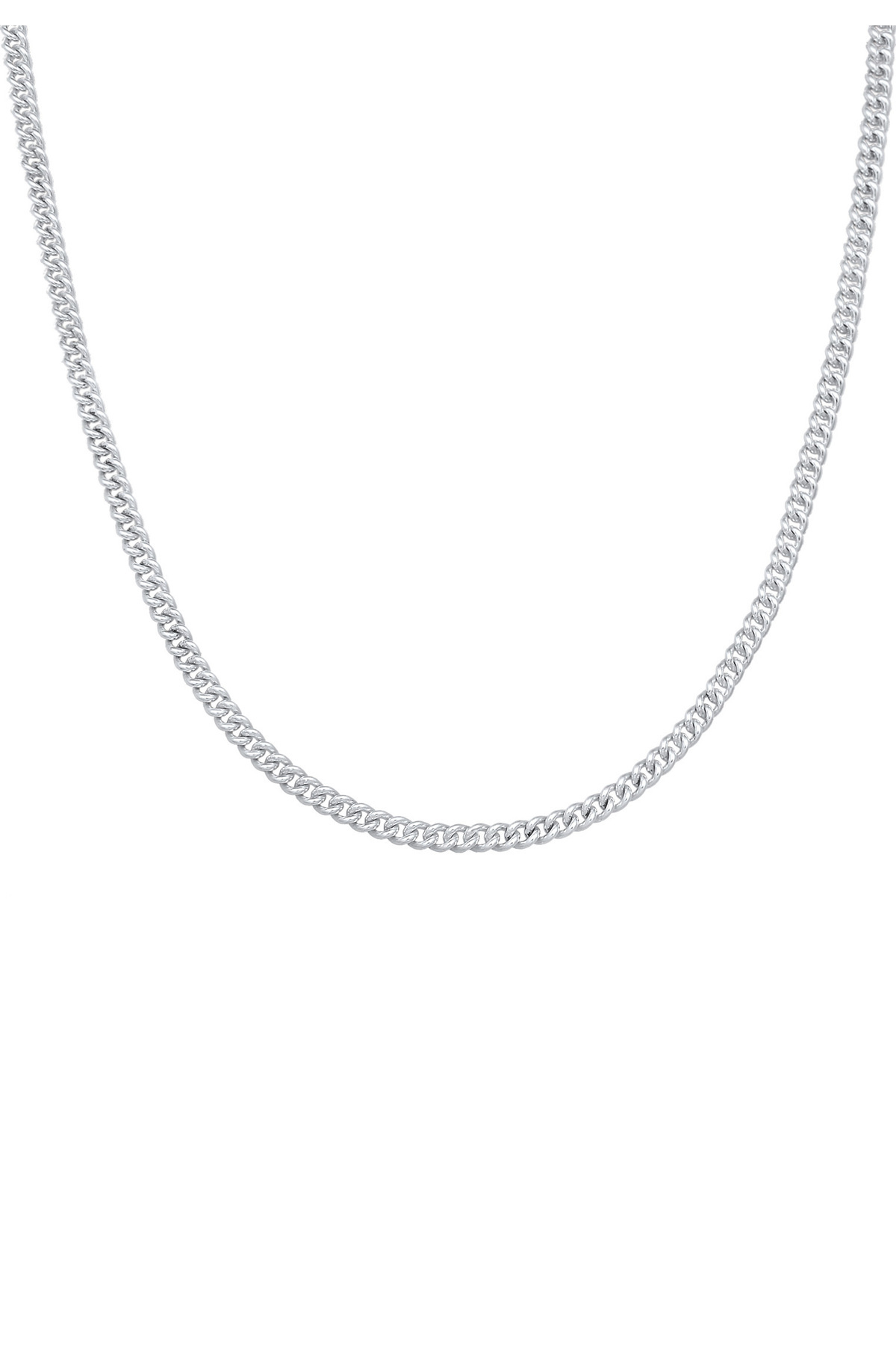 KUZZOI-Halskette Herrenrüstung Robust Basic in 925 Sterling Silber 2