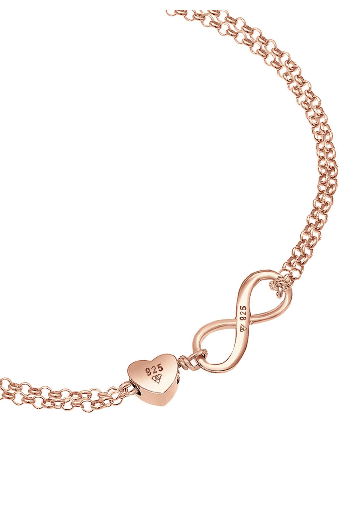 ELLI-Damenarmband – 925er Sterlingsilber, Herz, Liebe, Unendlichkeit 4