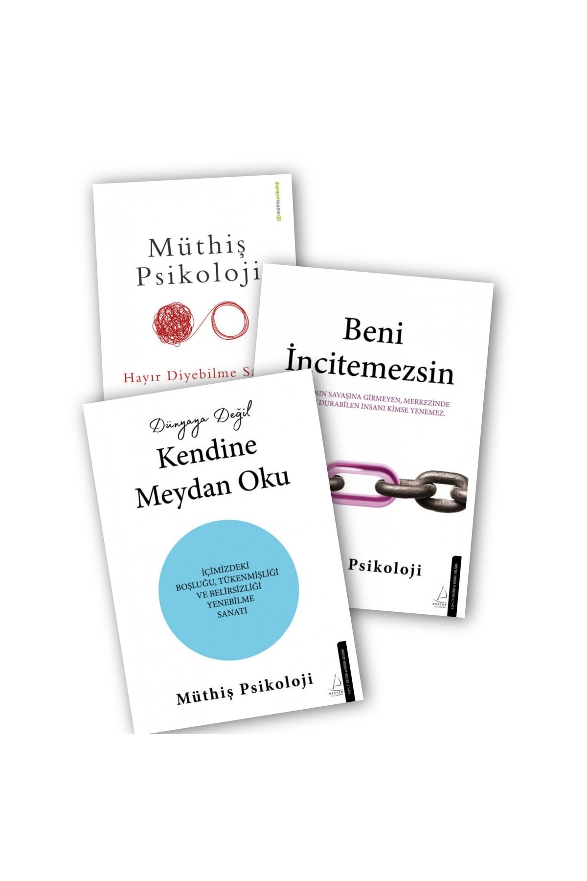 Destek Yayınları Dünyaya Değil Kendine M.. O.. - Hayır Diyebilme - Beni İncitemezsin Müthiş Psikoloji 3 lü Kitap Seti