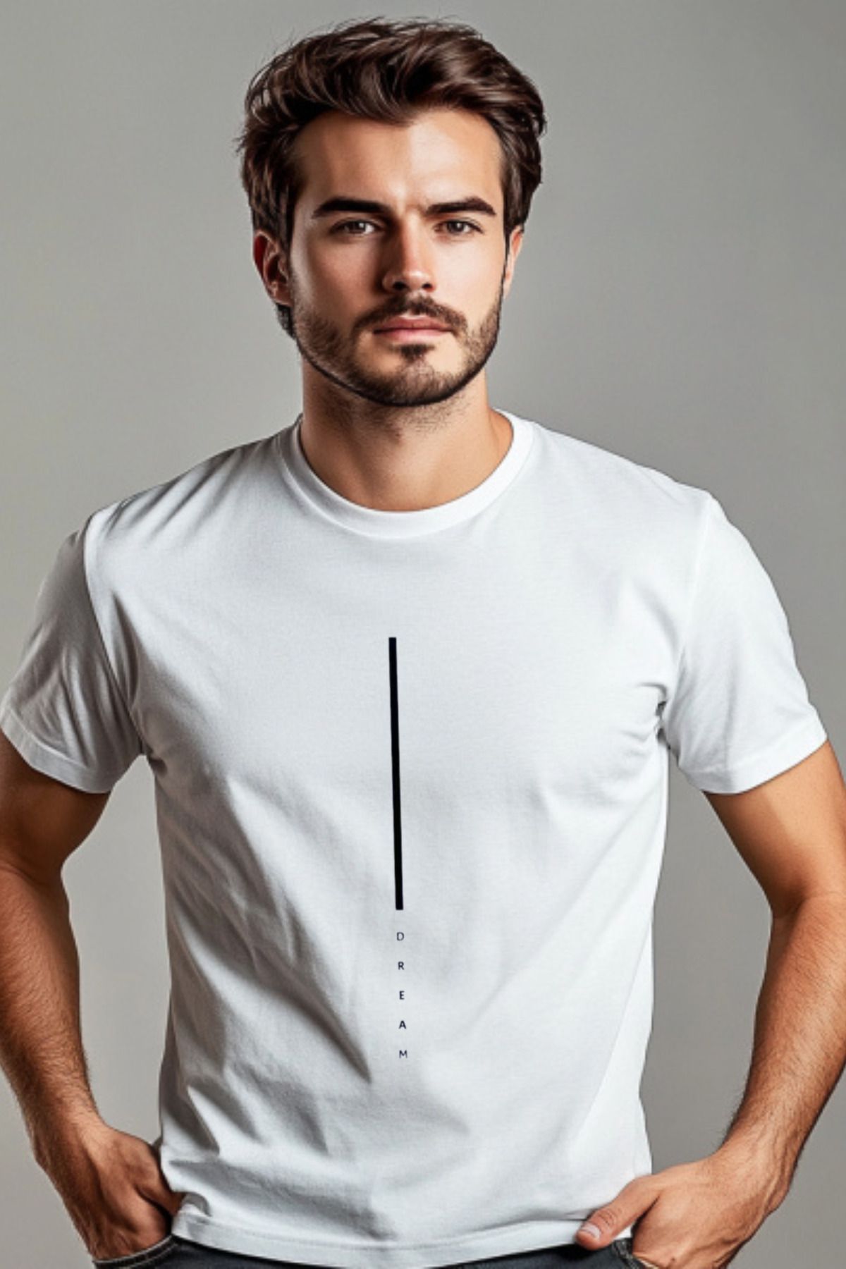DESCARTES DREAM Baskılı Oversize T-shirt