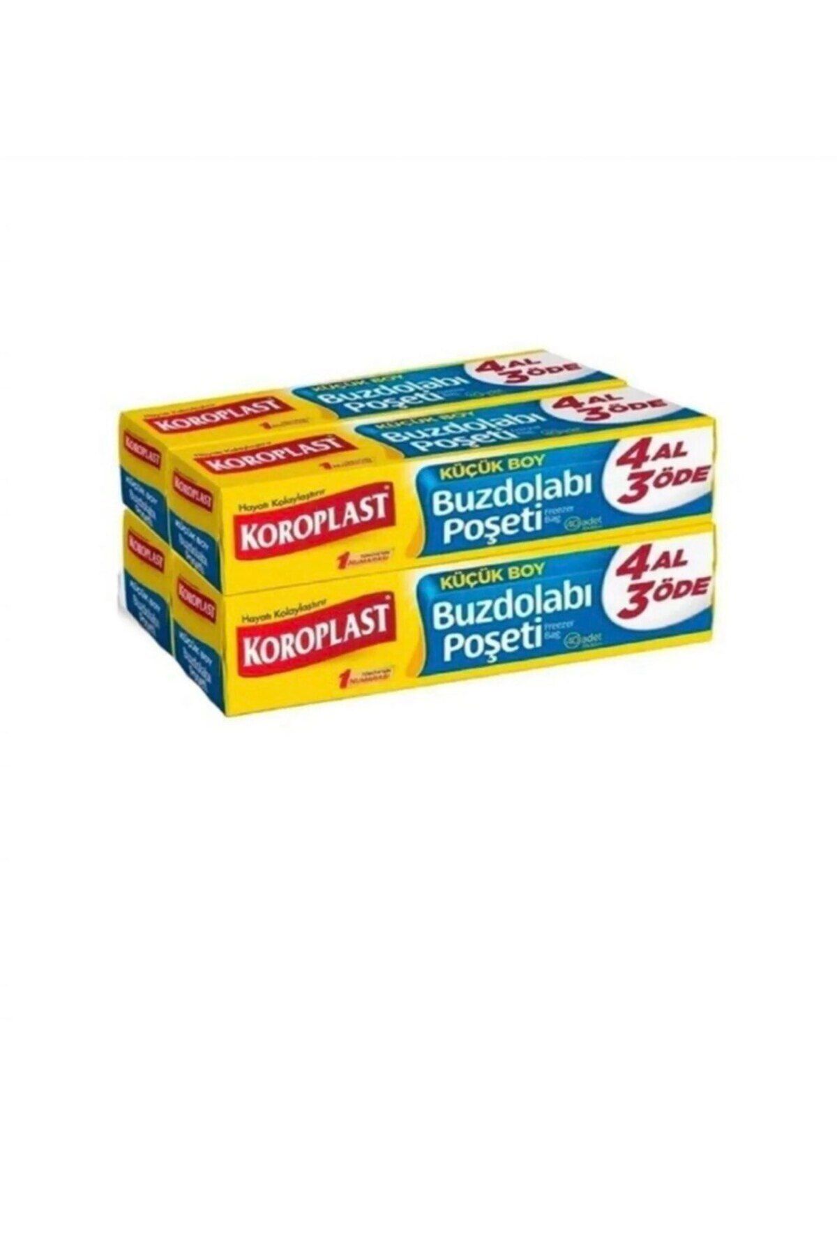 BHR TEMİZLİK KOROPLAST-Küçük Boy 40'lı Buzdolabı Poşeti-4 AL 3 ÖDE