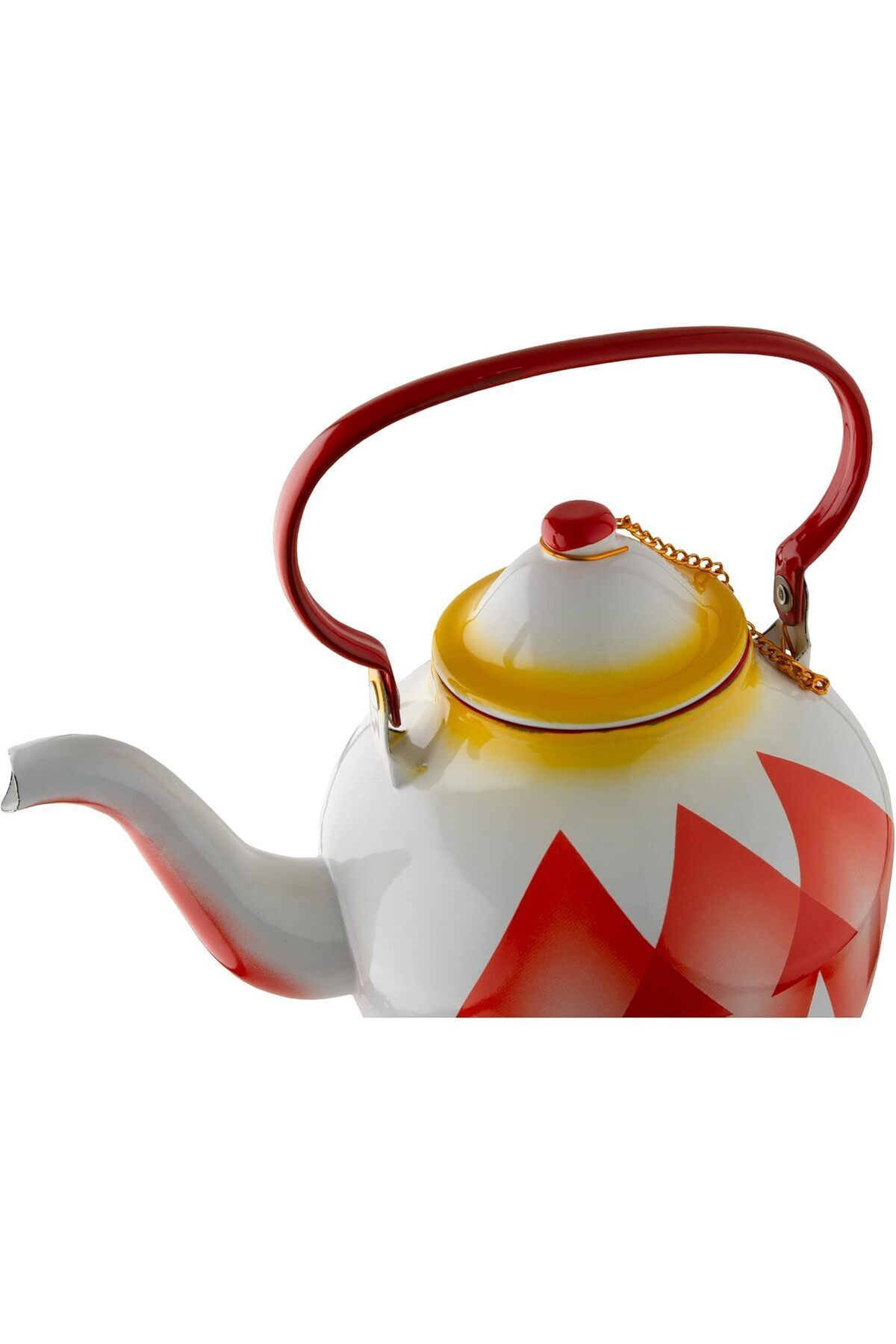 ALSAIF-4L Saif Teapot, durable and elegant, ideal for serving tea and other teas. Red 3