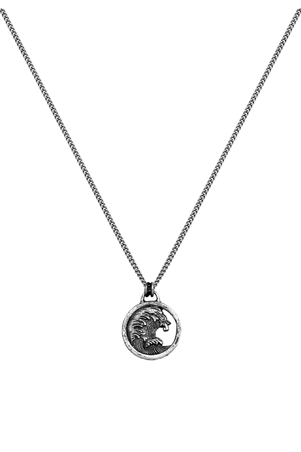 HAZE & GLORY-Halskette HG HAZE & GLORY - Herrenkette aus 925 Sterling Silber, Herrenschmuck, Silberkette mit 2