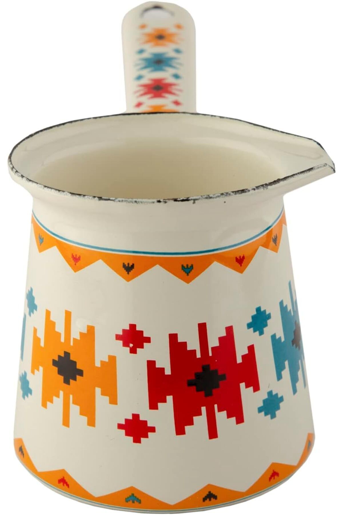 ALSAIF-Saif Ghadar Coffee Pot 400cm, designed for authentic Arabic coffee preparation, beige 3