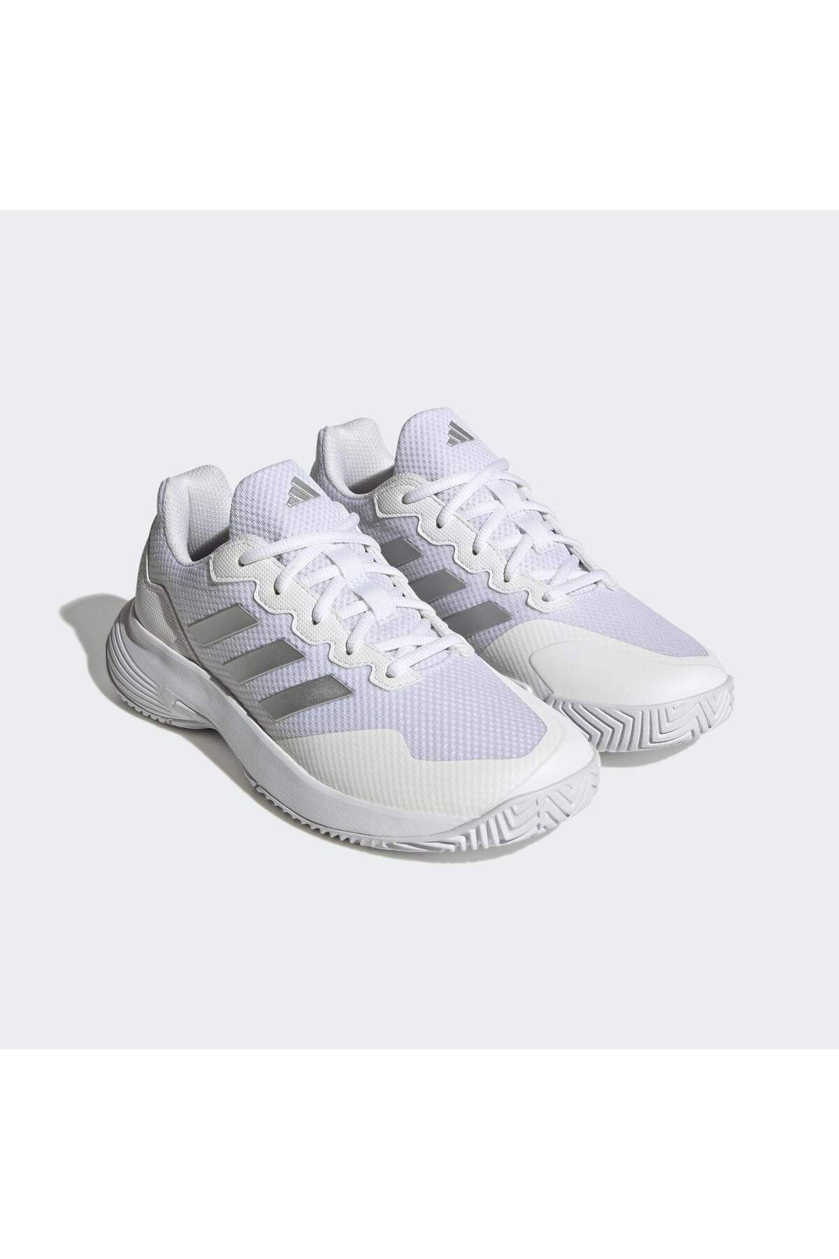 کفش تنیس سفید زنانه GameCourt 2.0 HQ8476 adidas