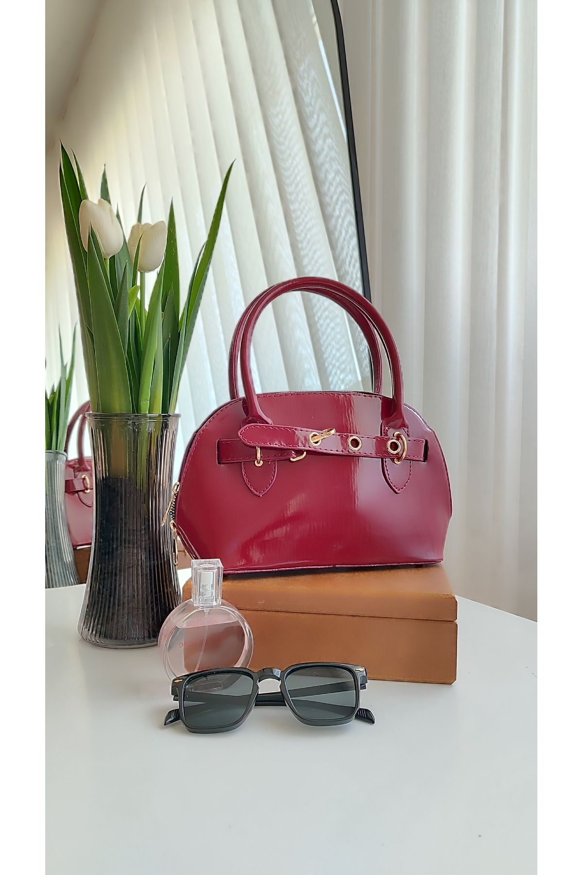 ravensbag KEMER DETAYLI EL ve OMUZ KADIN ÇANTA